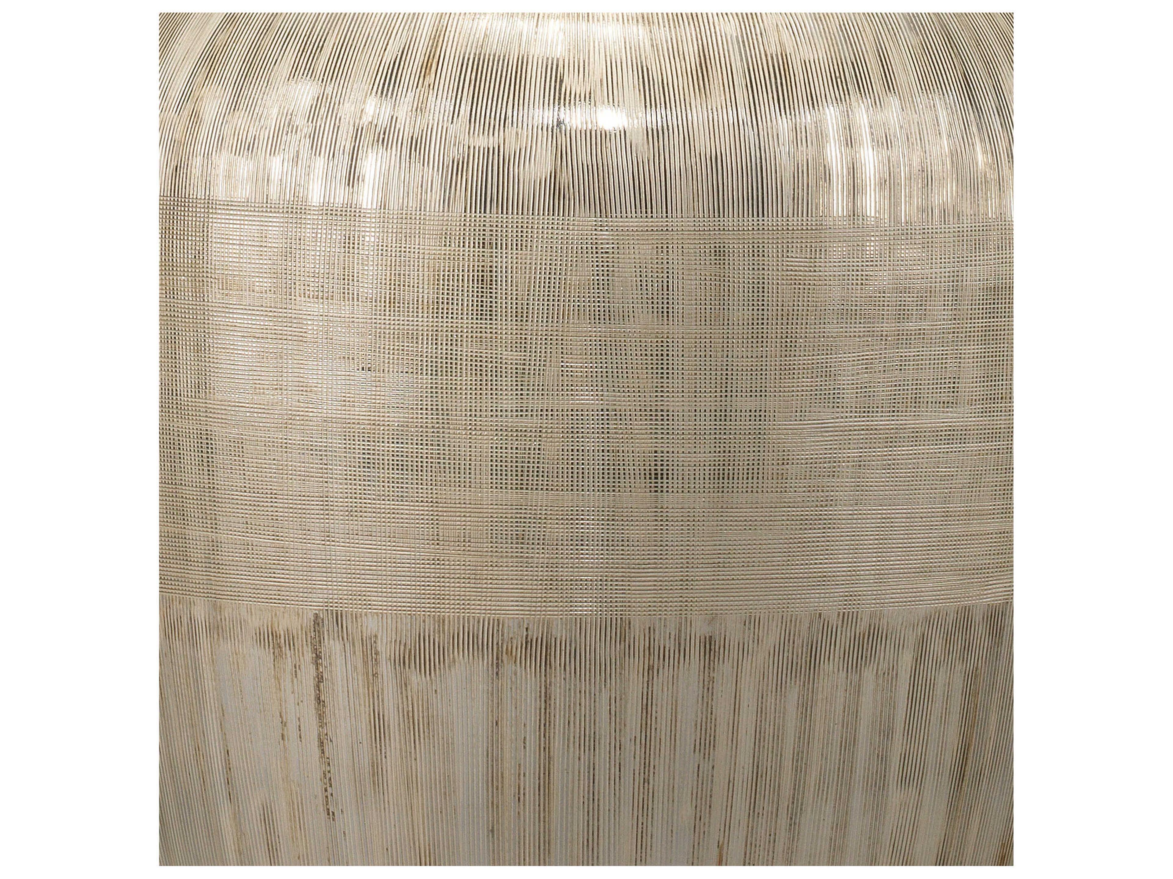 Jamie Young Etched Mercury Glass Gray Buffet Lamp