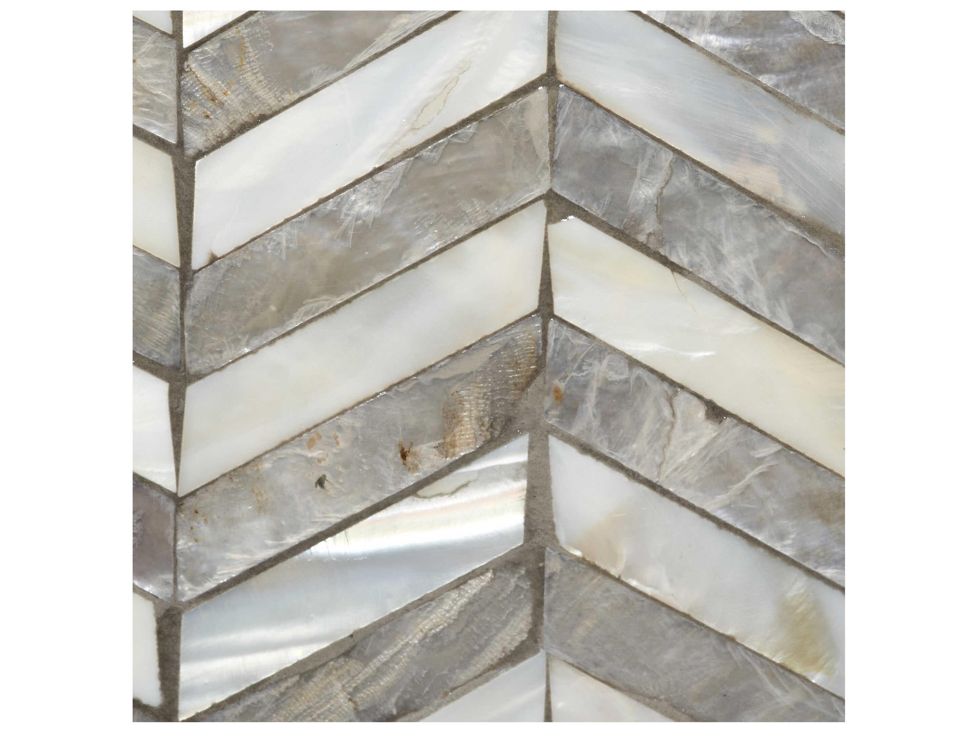 Jamie Young Garbo Mother of Pearl Grey Table Lamp