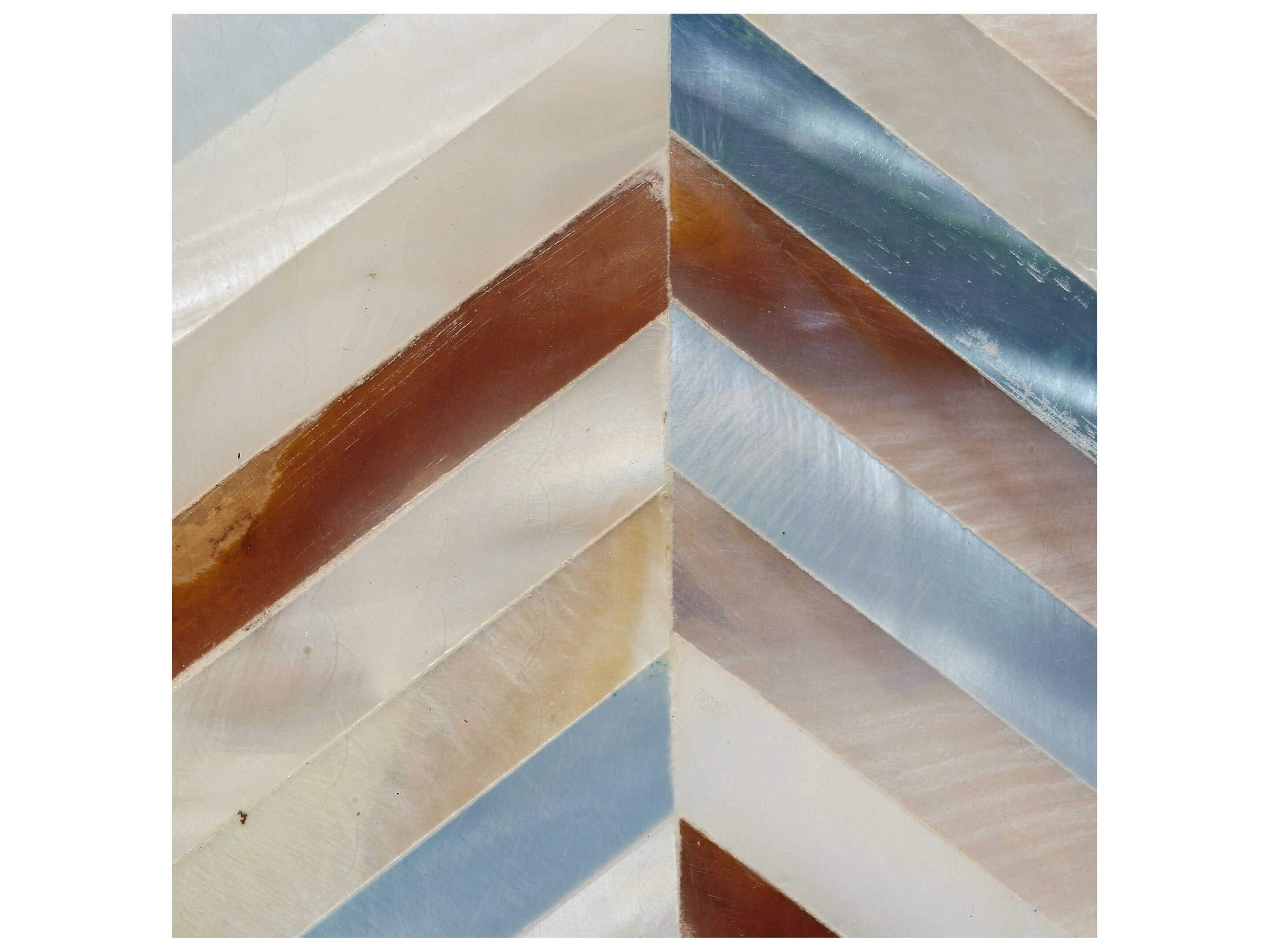 Jamie Young Lucille Mother of Pearl Blue Buffet Lamp