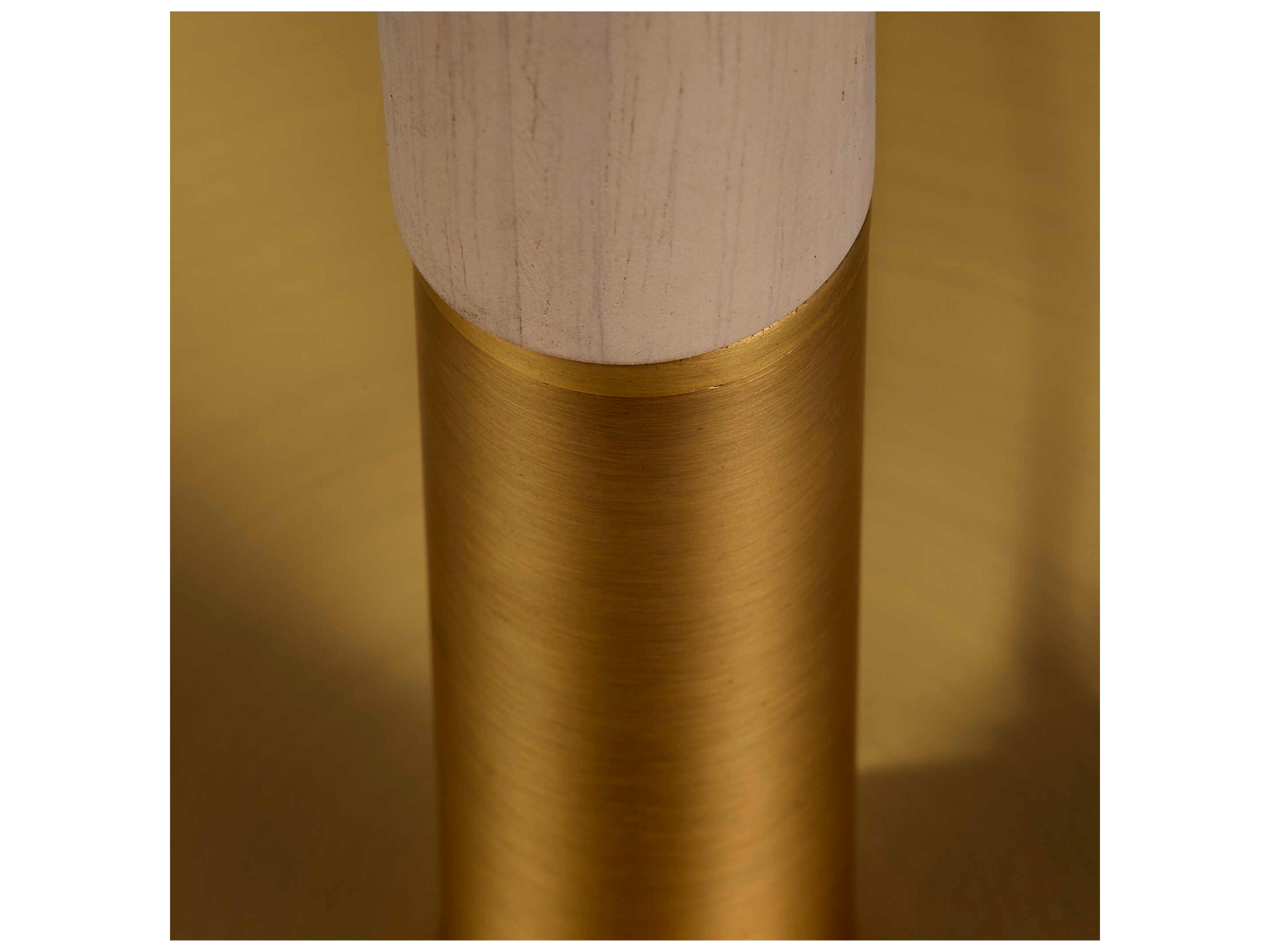 Jamie Young Merlin Antique Brass Natural Iron Rounded Cone Shade Floor Lamp