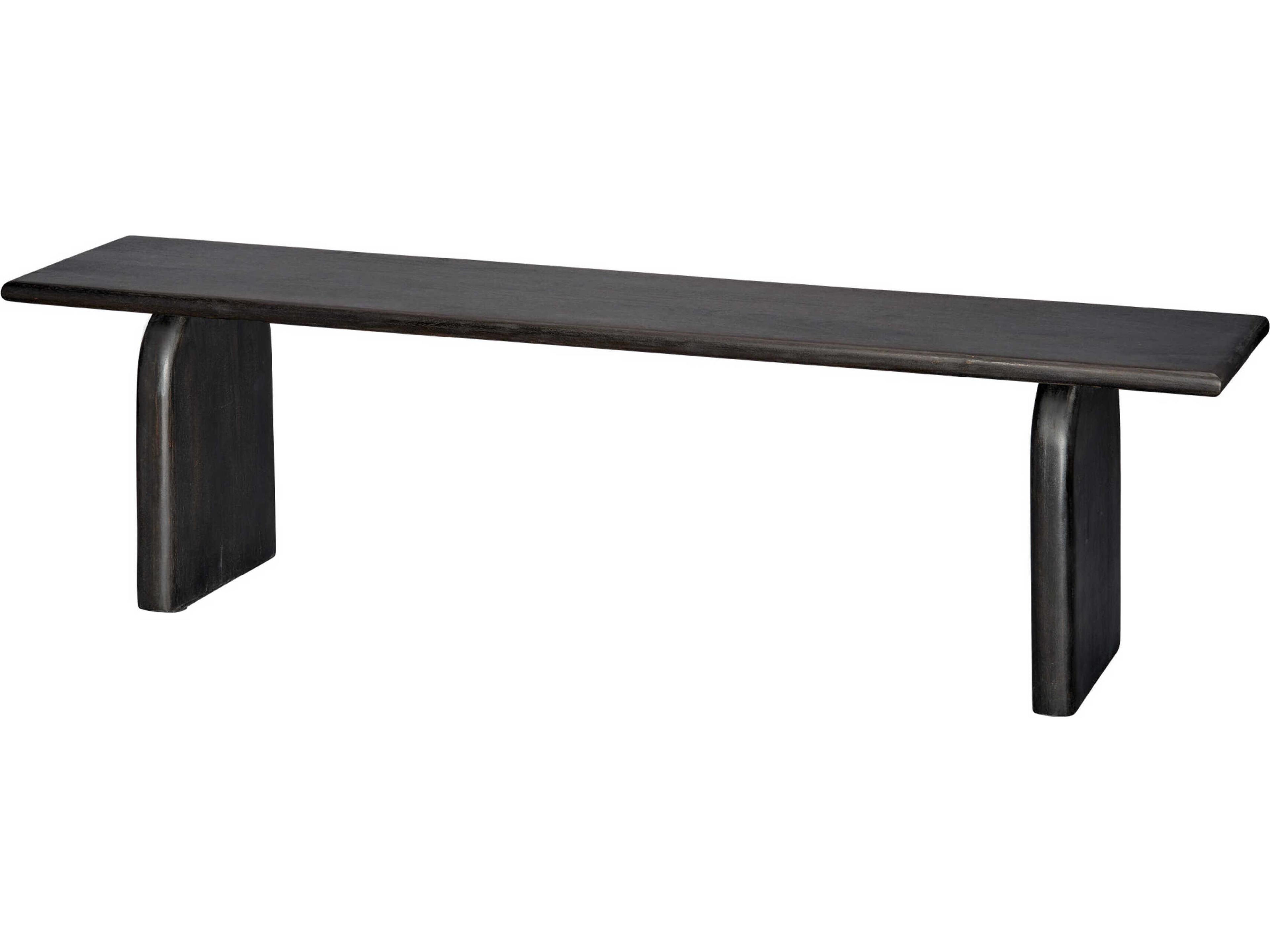 Arc Black Accent Bench