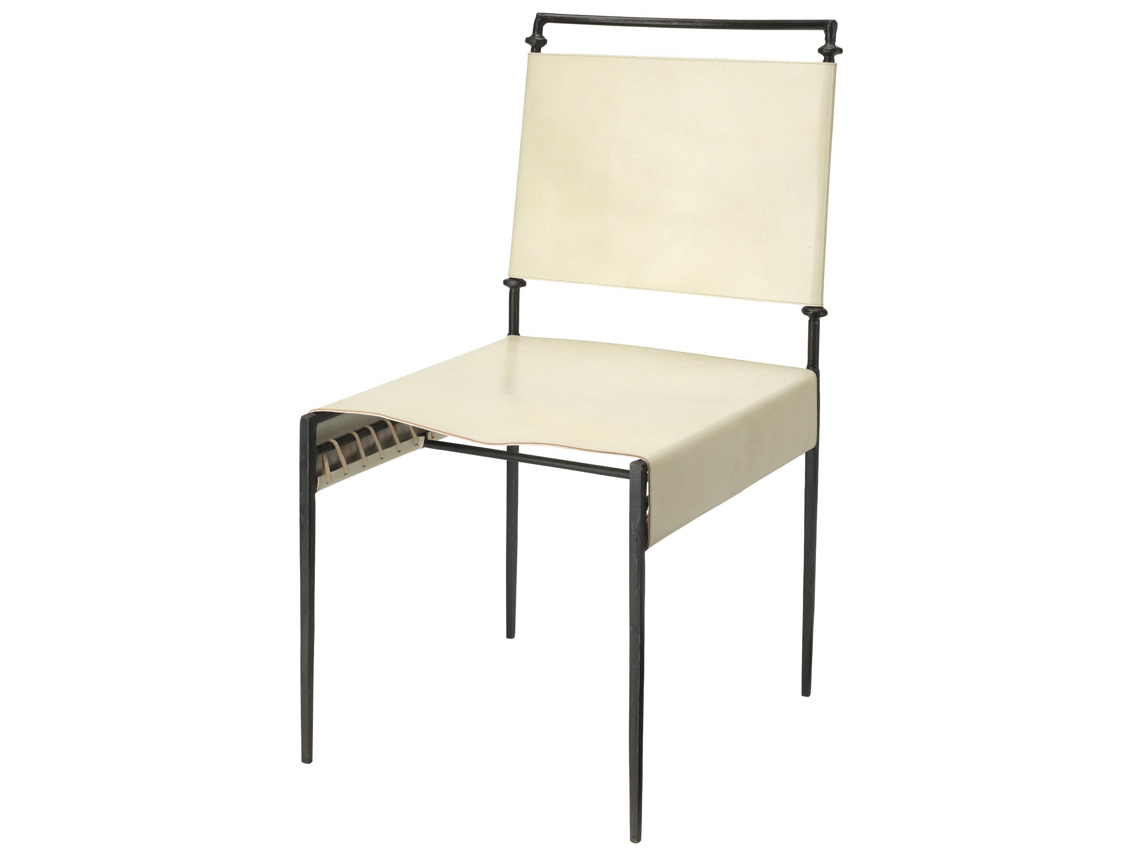 Leather Black Upholstered Side Dining Chair