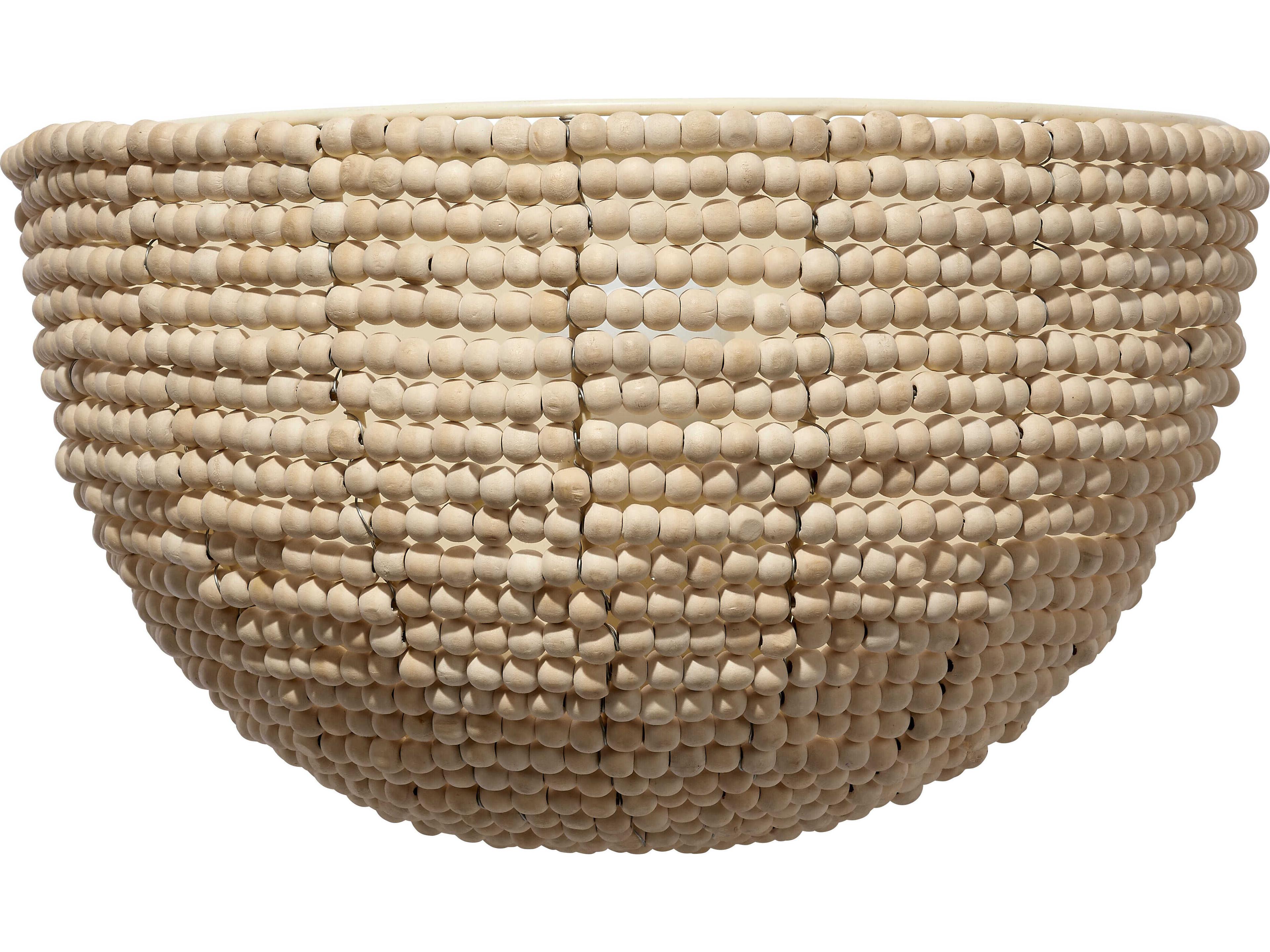 1-Light Natural Brown Wall Sconce