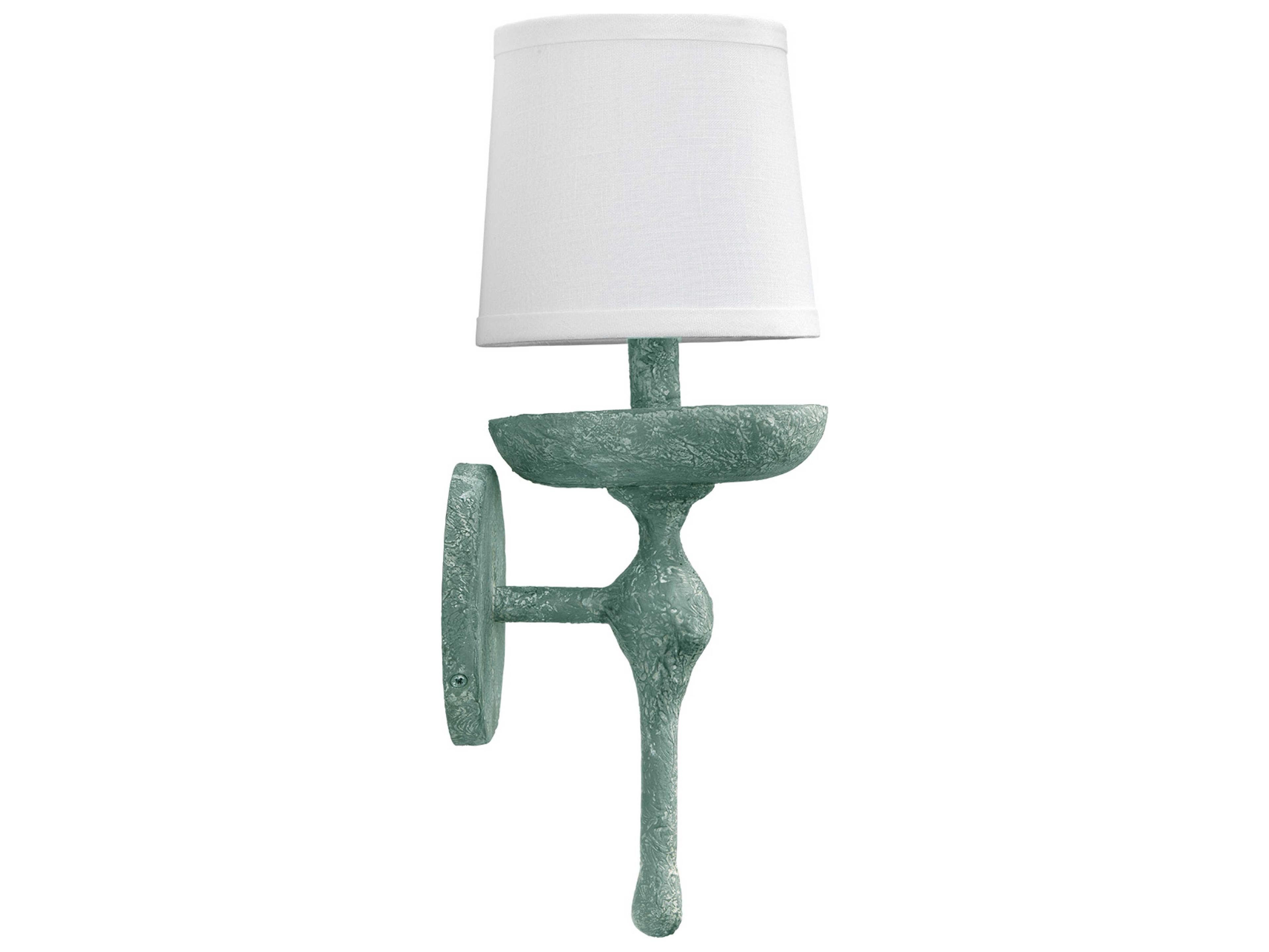 Jamie Young 1-Light Grey Plaster Wall Sconce