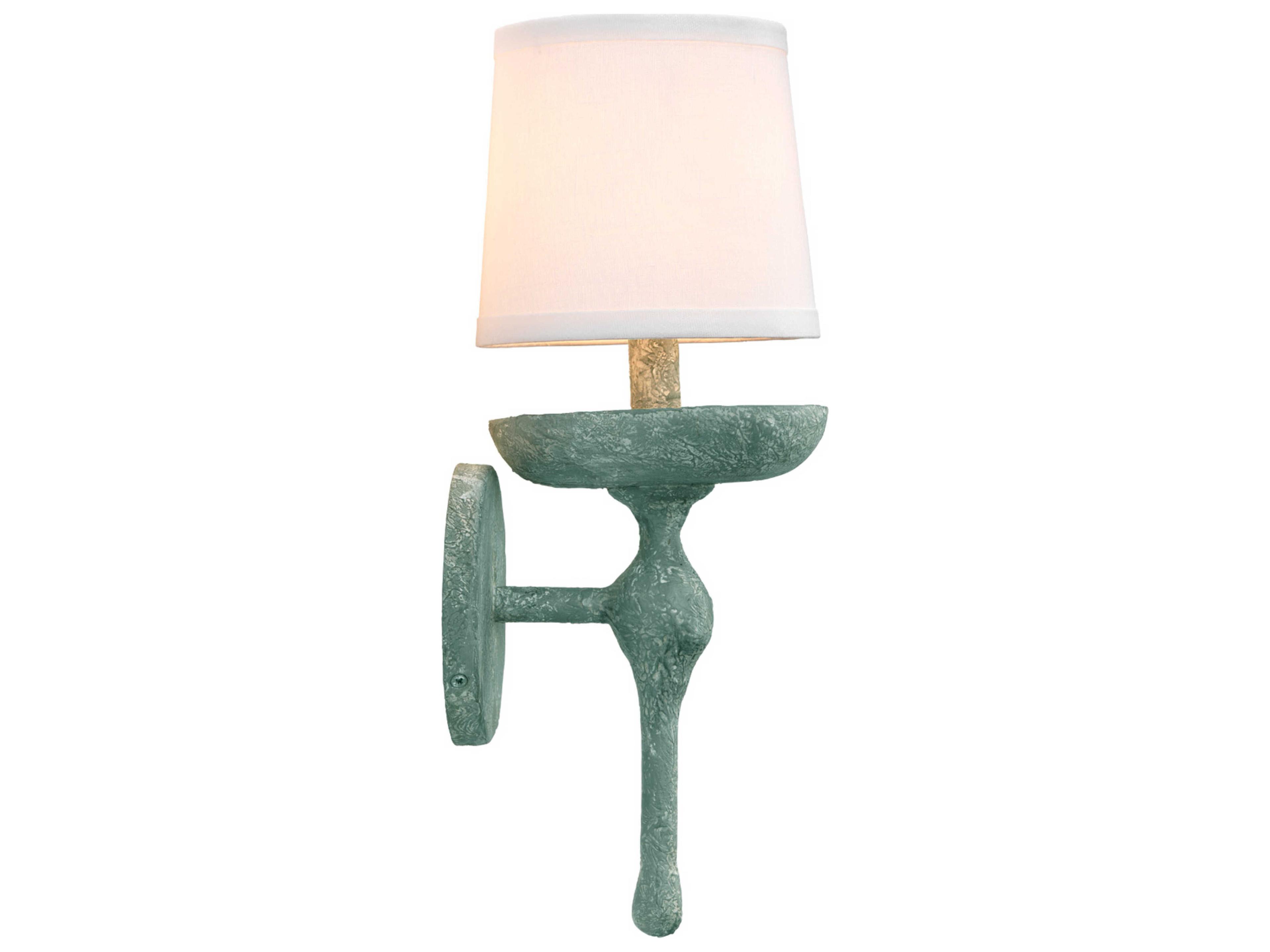 Jamie Young 1-Light Grey Plaster Wall Sconce