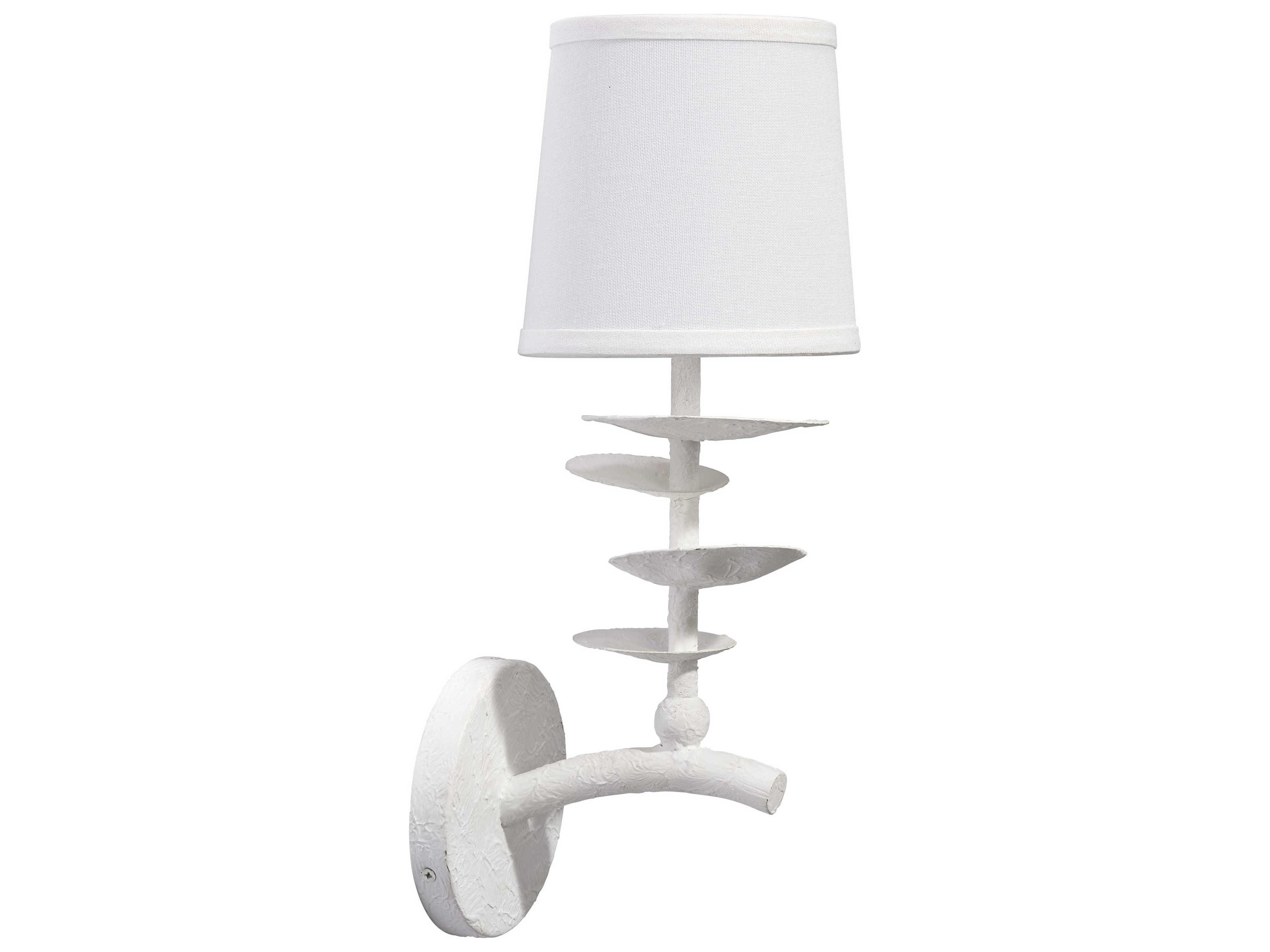 Jamie Young Petal 1-Light White Wall Sconce