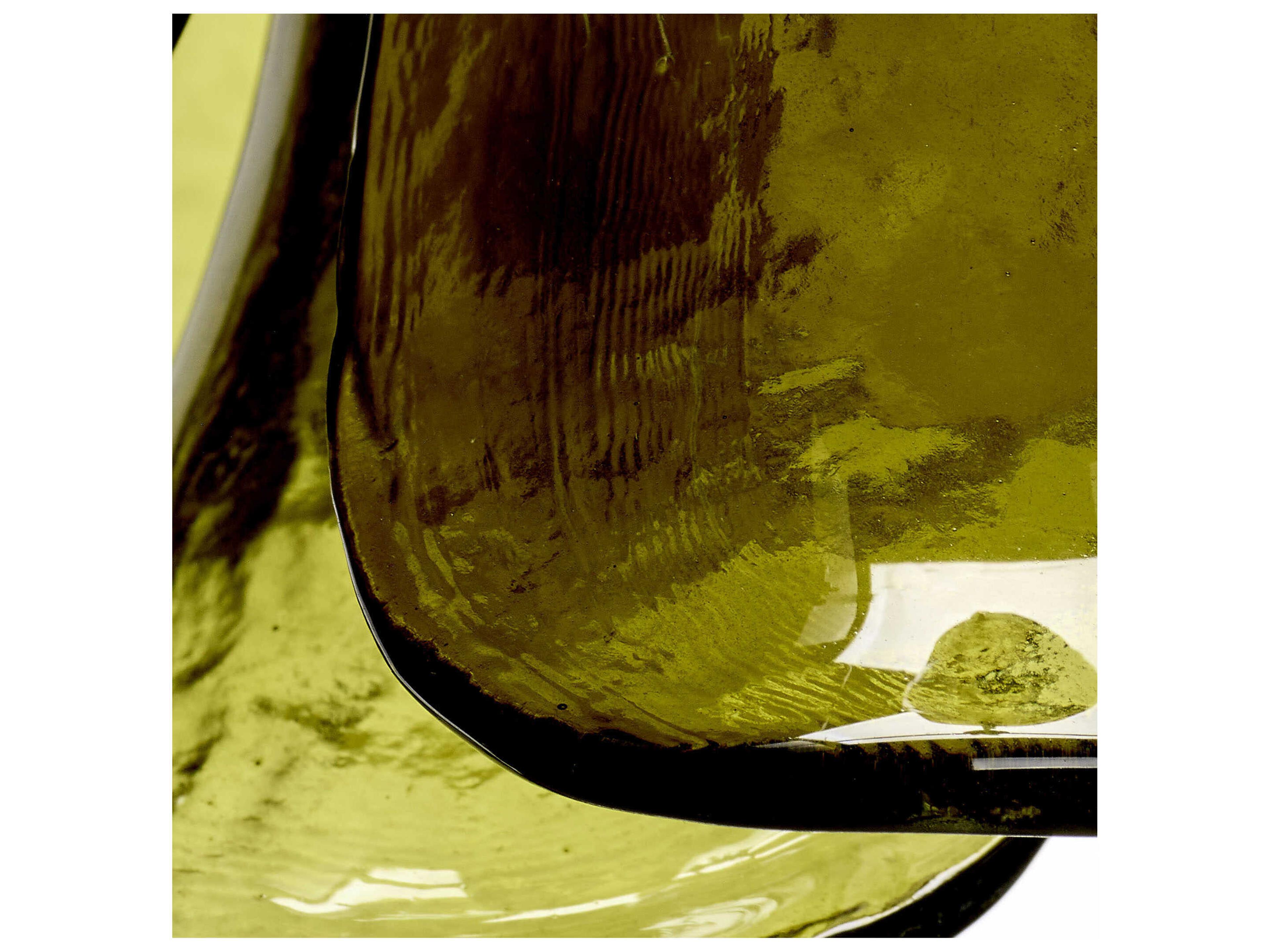 Jamie Young Cala 1-Light Smoke Green Brass Mini Pendant