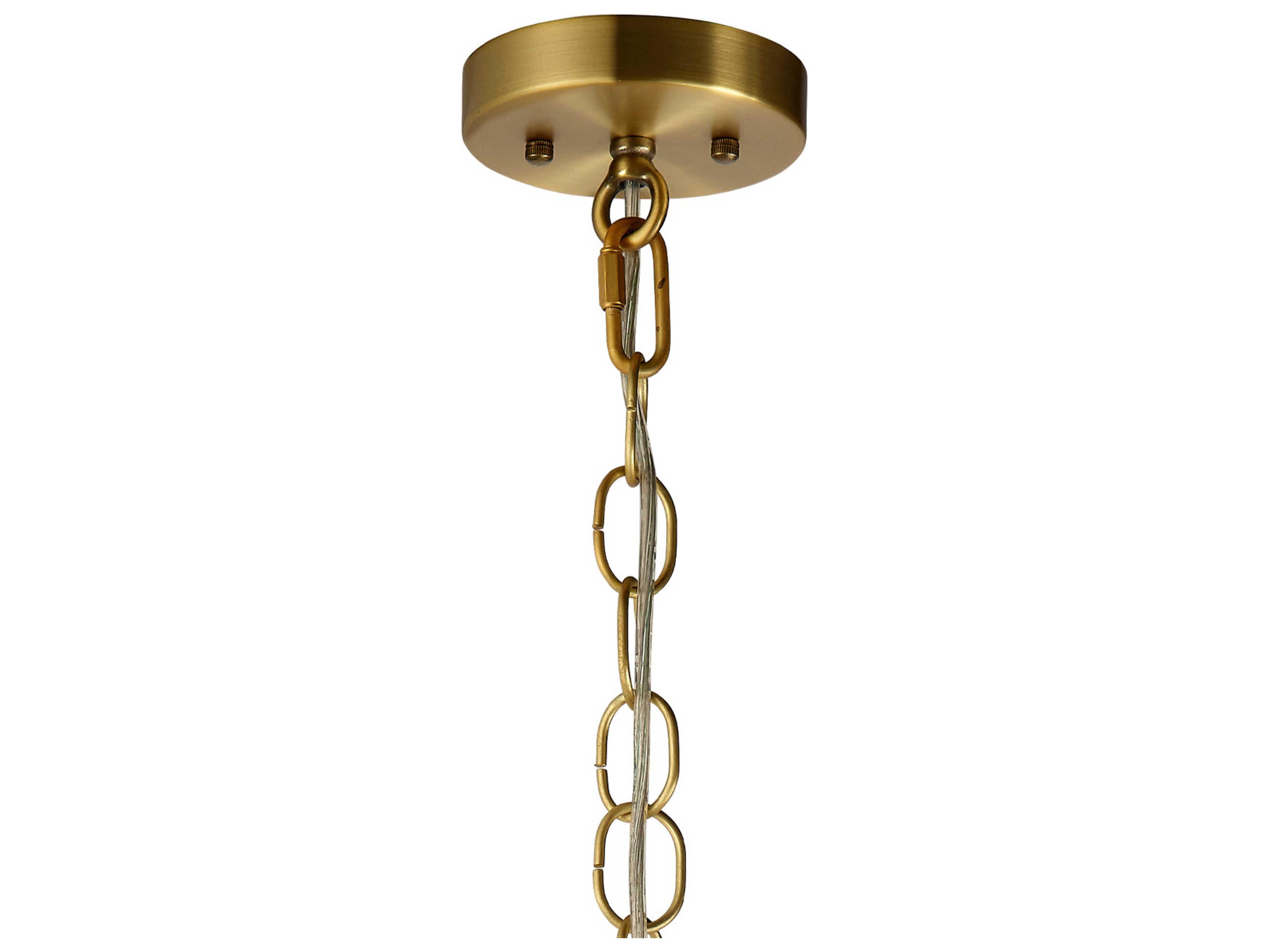 Jamie Young Camber 1-Light Taupe Brown Globe Mini Pendant