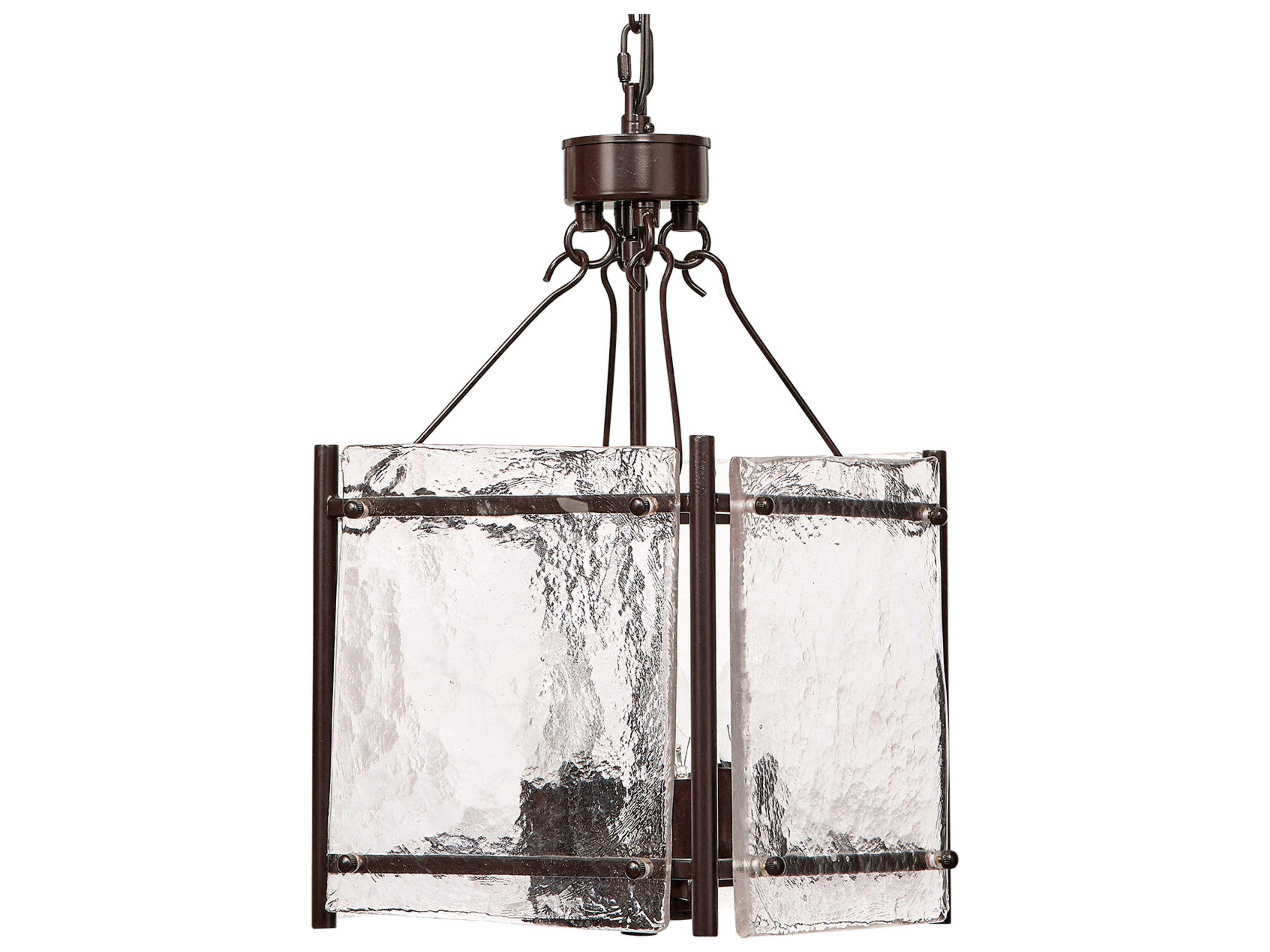 Glenn 4-Light Oil Rubbed Bronze Glass Pendant
