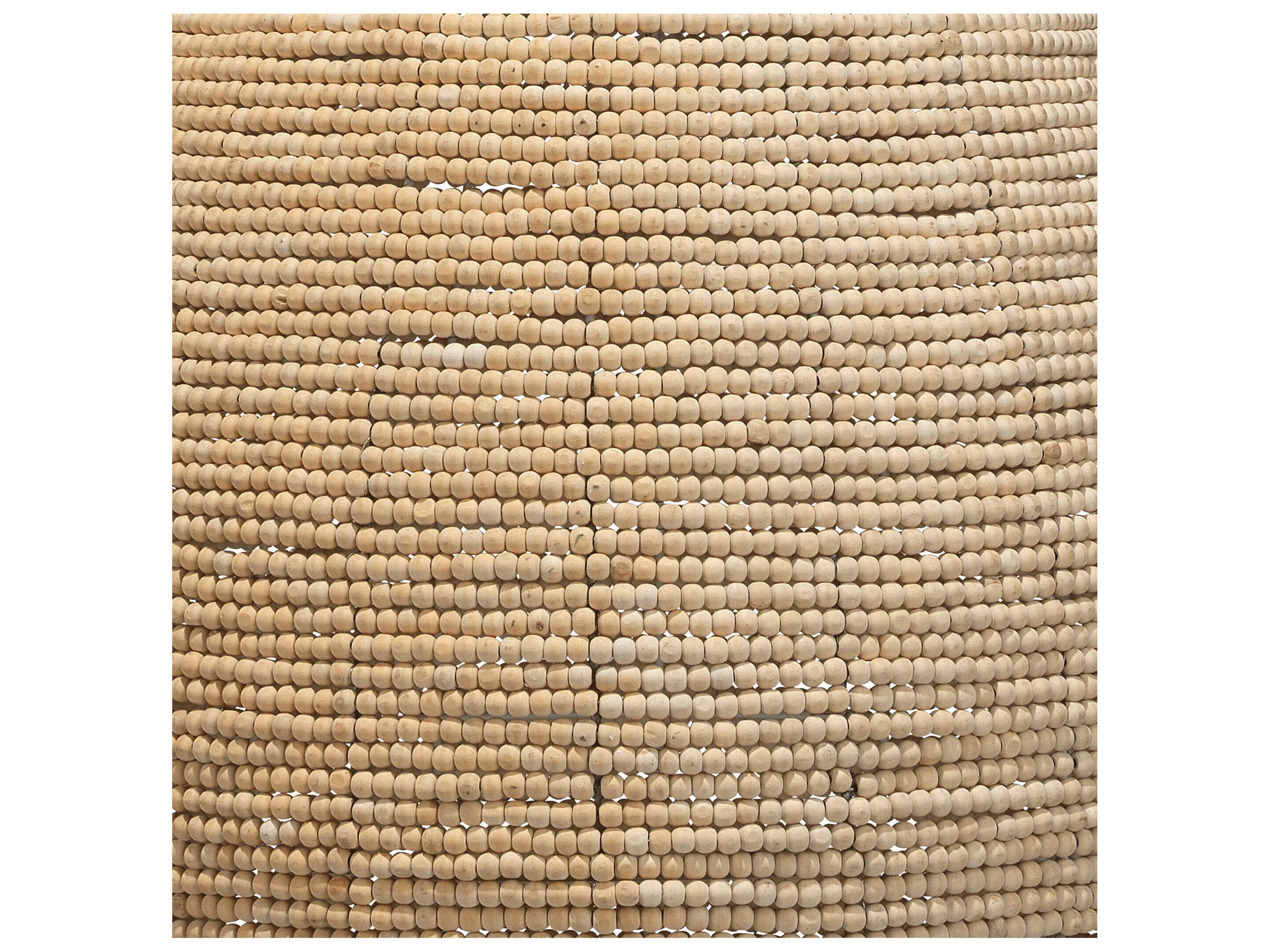 Jamie Young 1-Light Off White Beads Bell Pendant