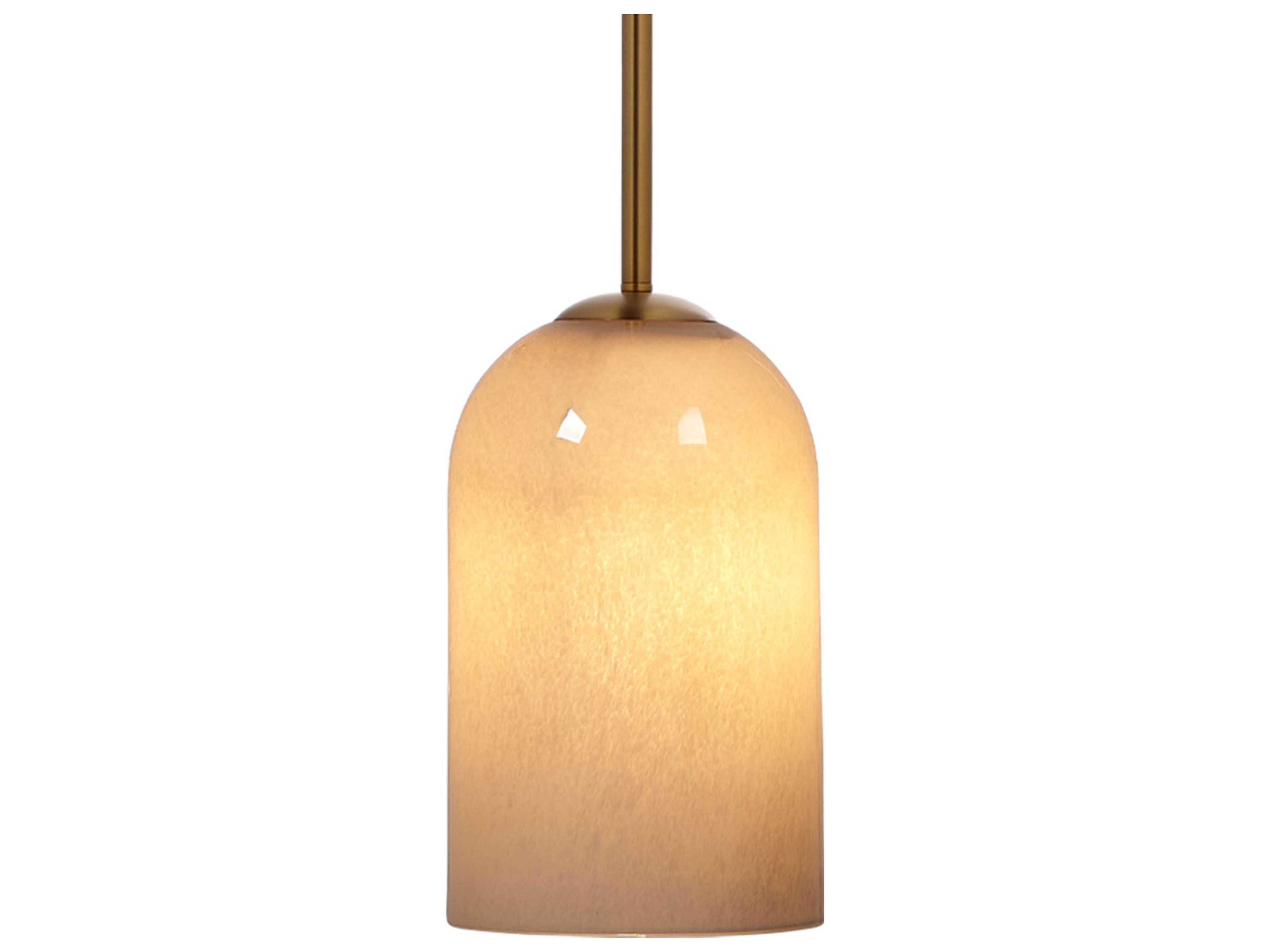 Jamie Young Holt 1-Light Taupe Gray Cylinder Mini Pendant