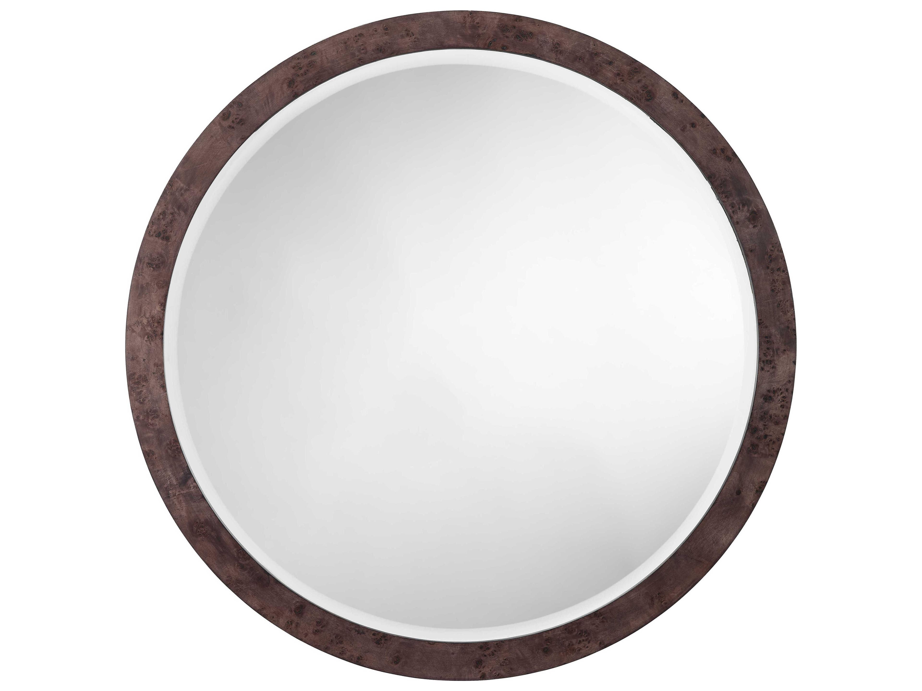 Chandler Charcoal Round Wall Mirror