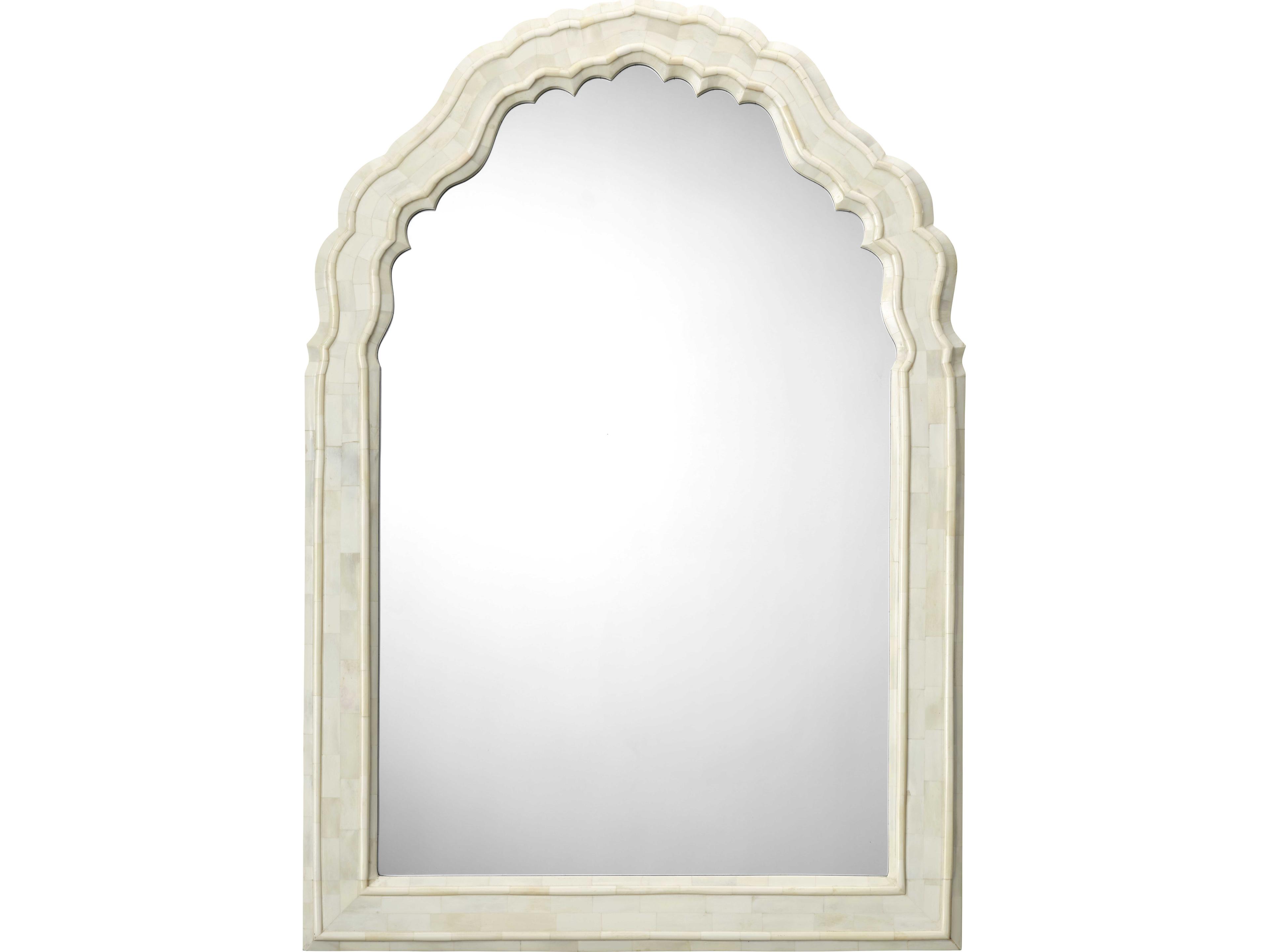 Chateau White Wall Mirror Sunburst