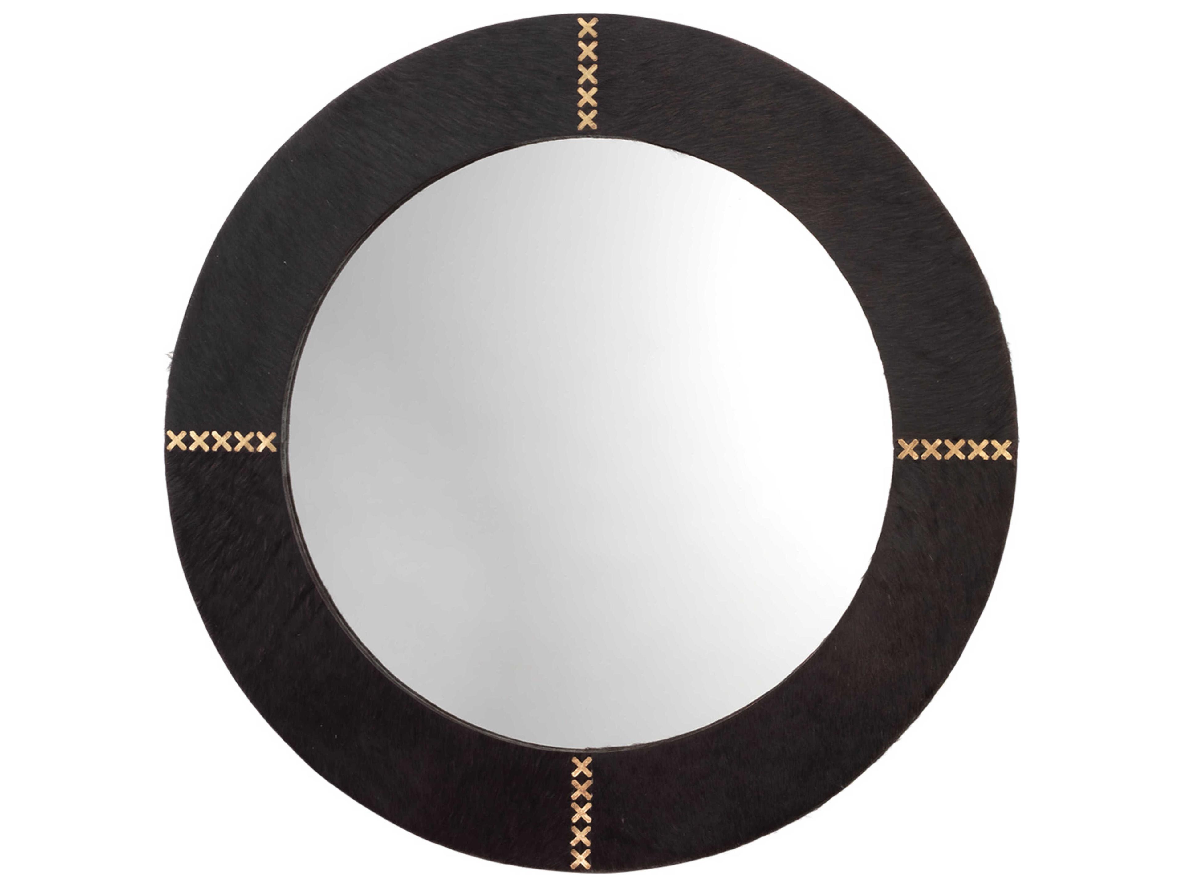 Cross Stitch Round Wall Mirror