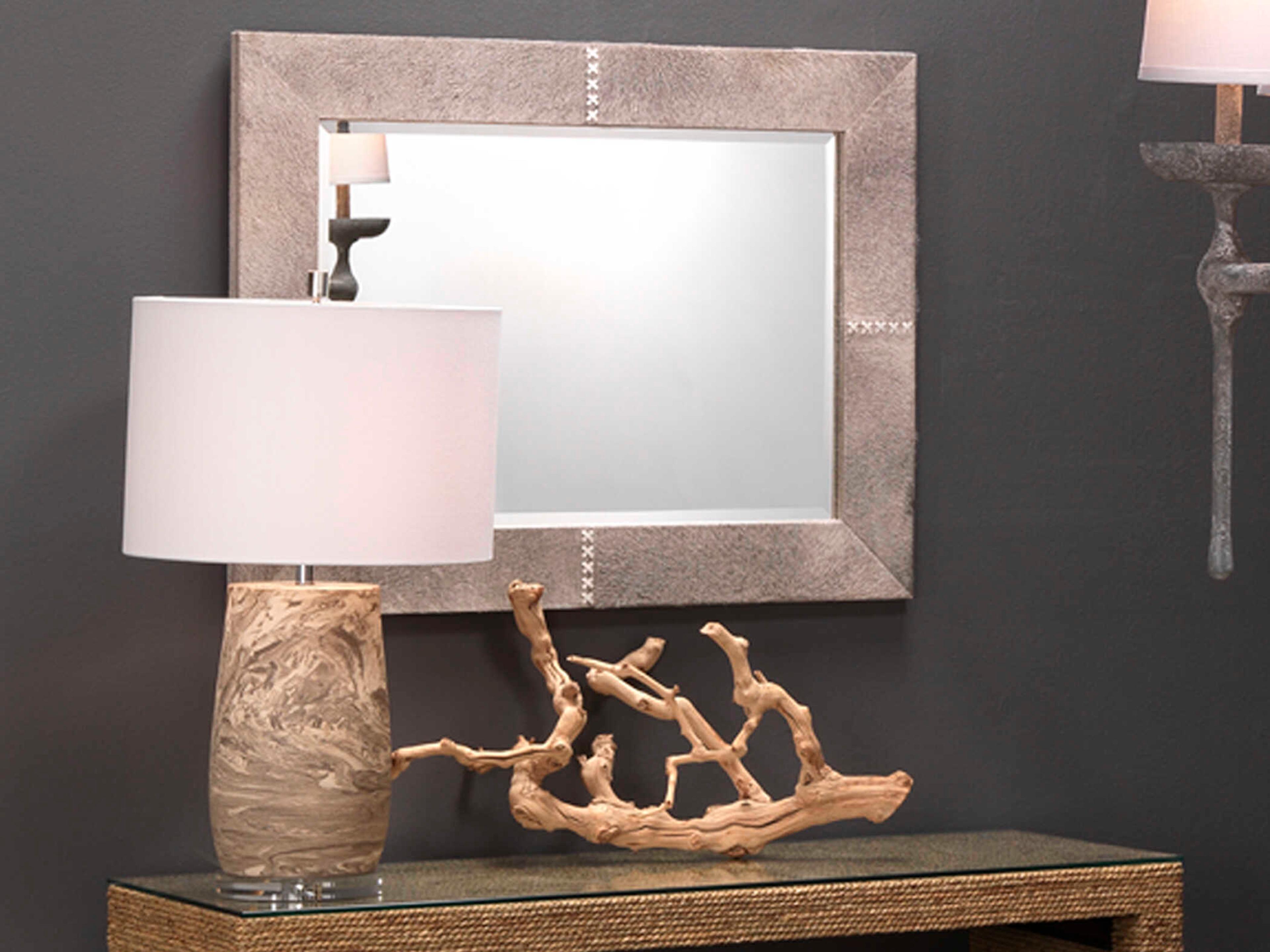 Jamie Young Cross Stitch Rectangular Wall Mirror