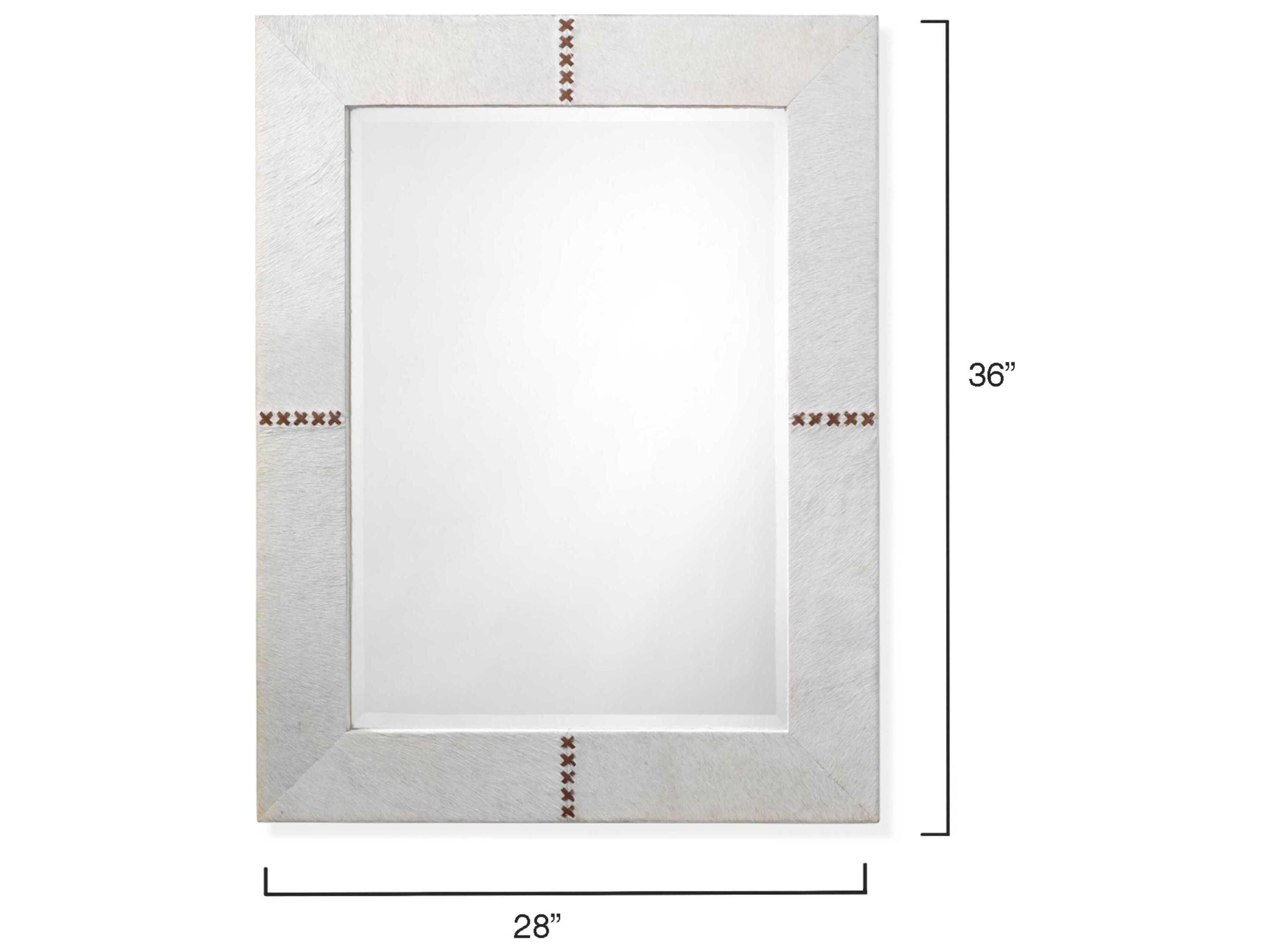 Jamie Young Cross Stitch Rectangular Wall Mirror