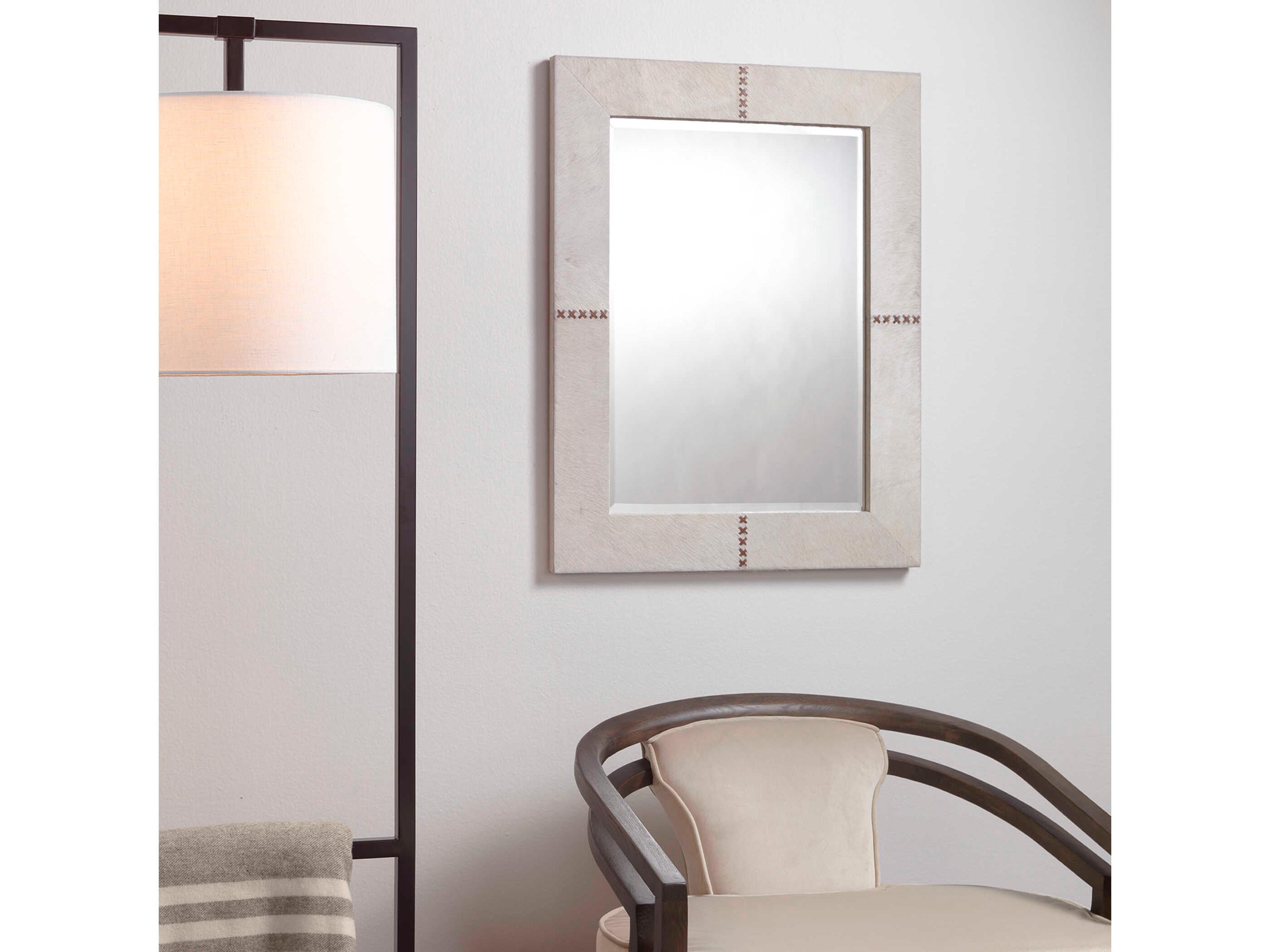 Jamie Young Cross Stitch Rectangular Wall Mirror