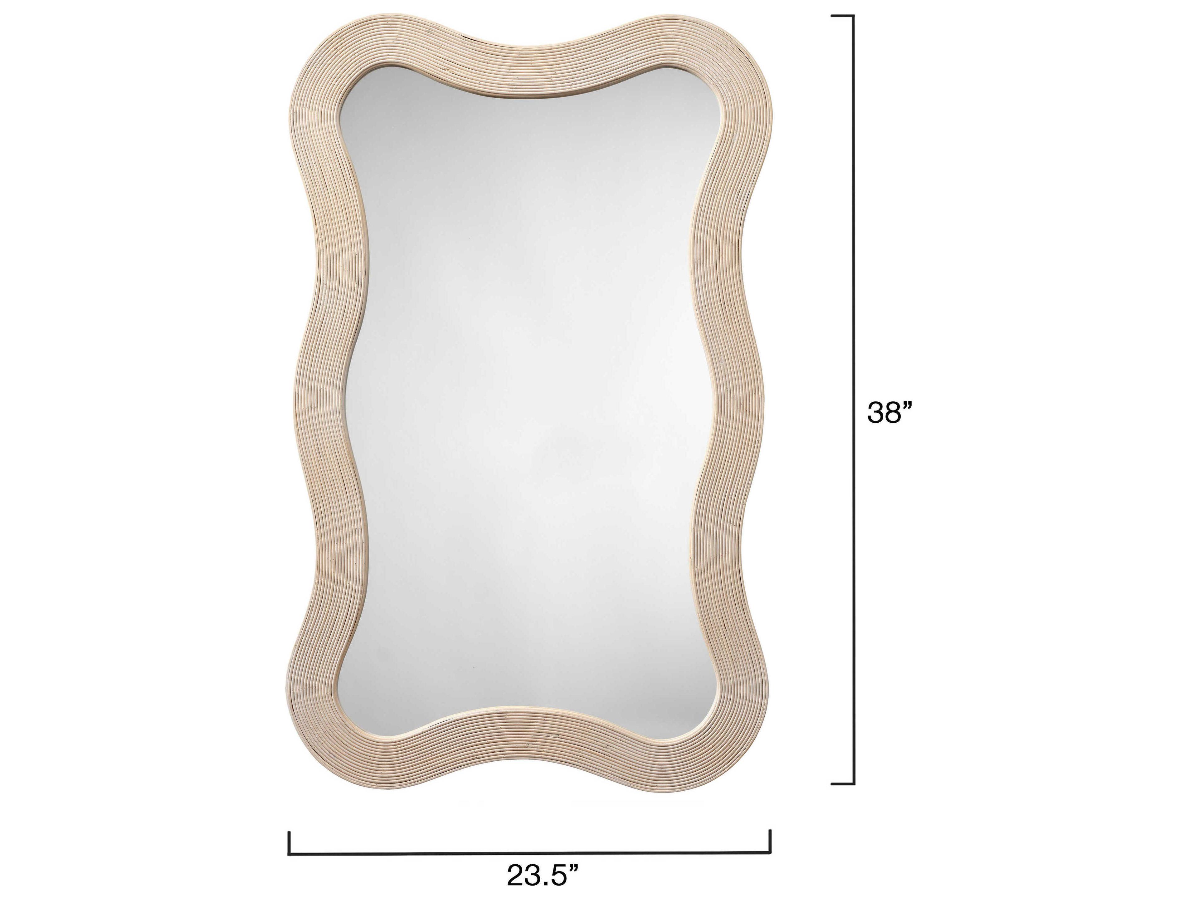 Jamie Young Dali Cream Wall Mirror