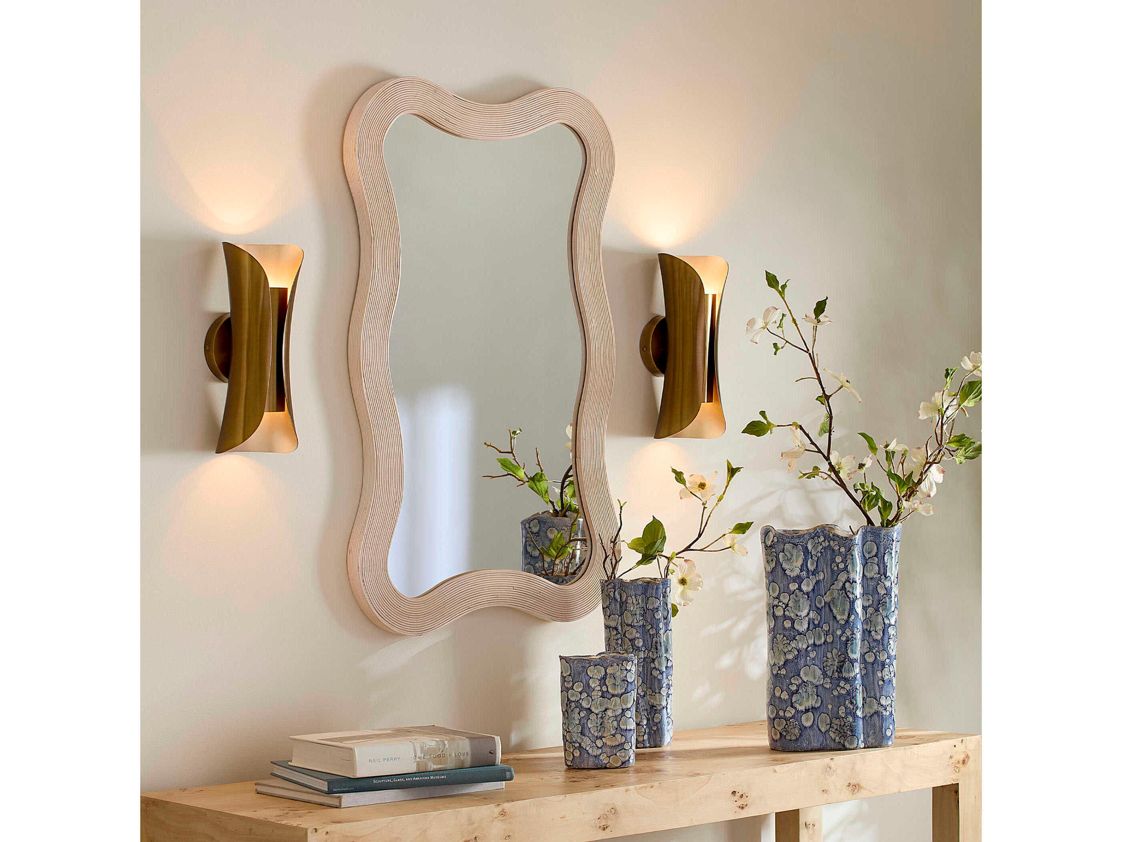 Jamie Young Dali Cream Wall Mirror