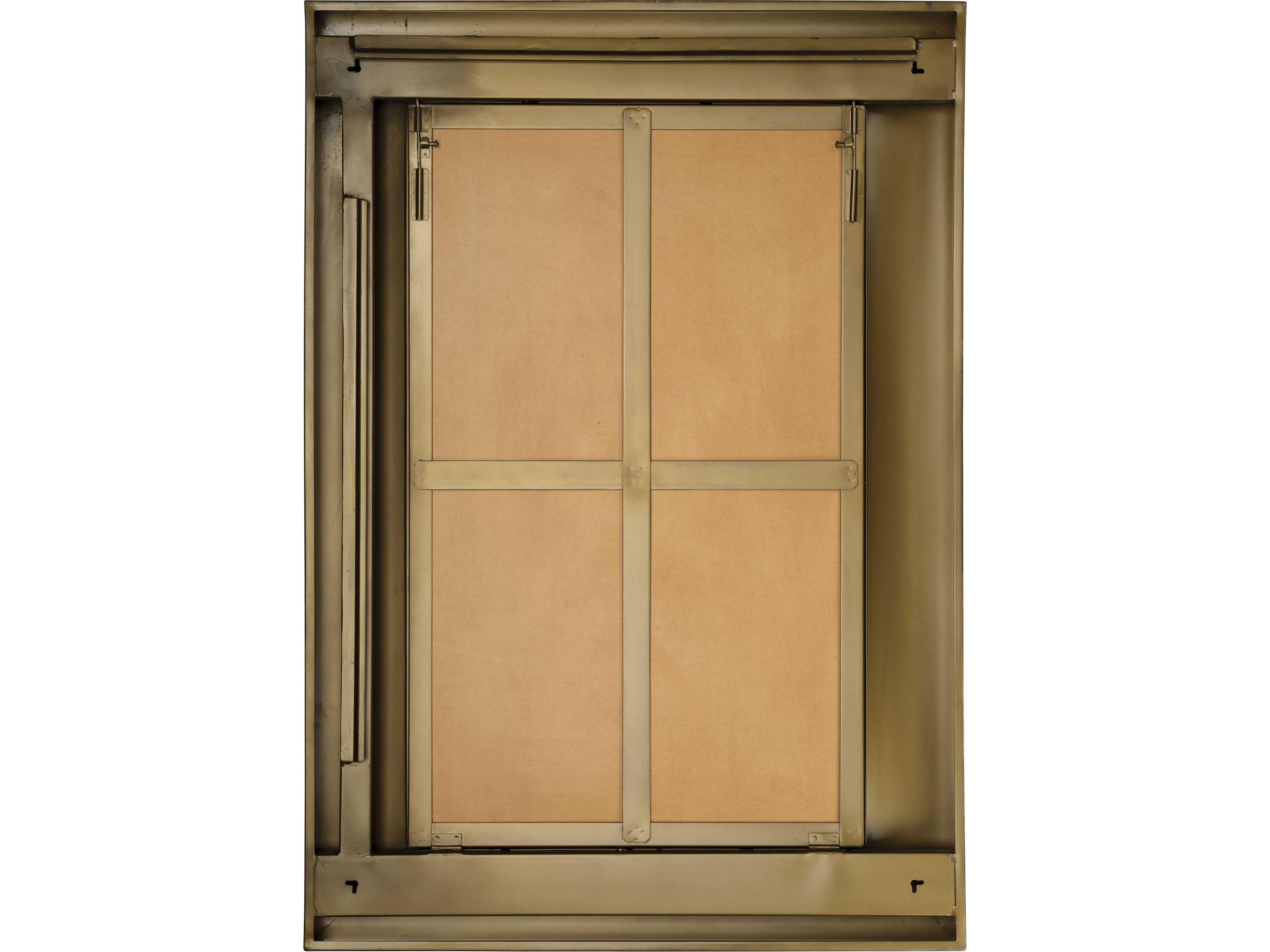 Jamie Young Empire Antique Brass Wall Mirror Rectangular