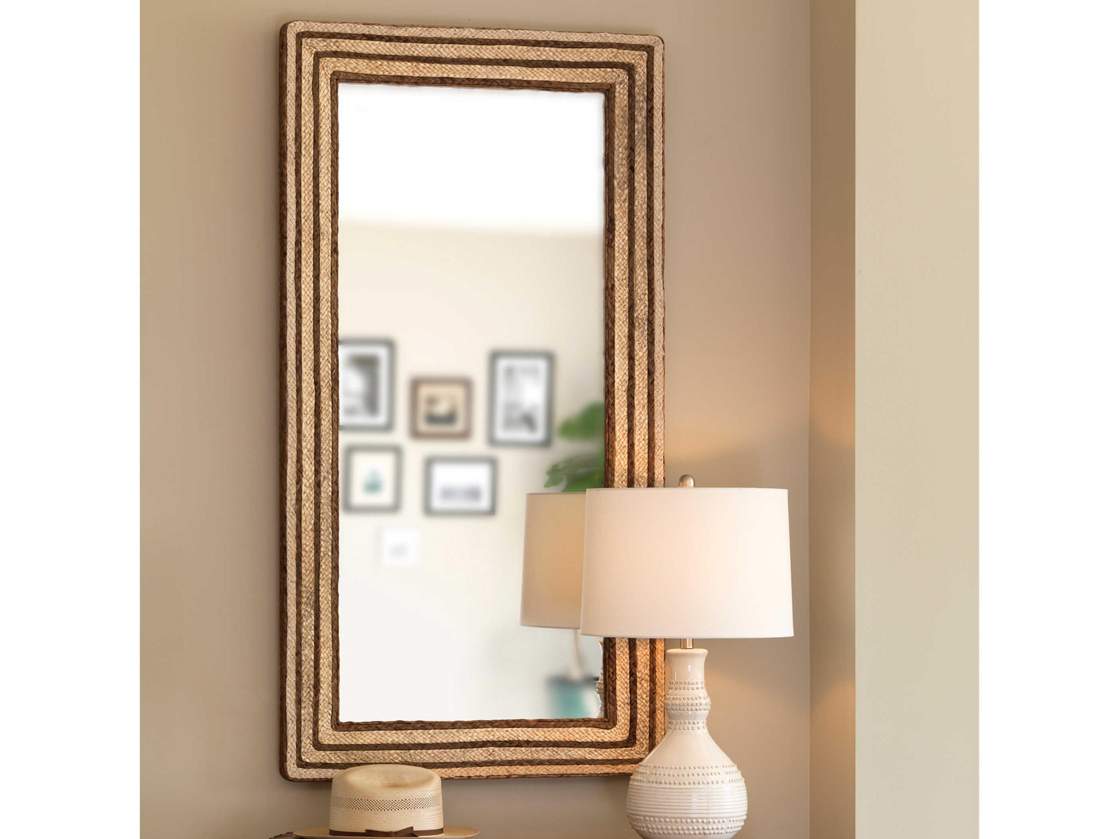 Jamie Young Evergreen Natural Rectangular Wall Mirror