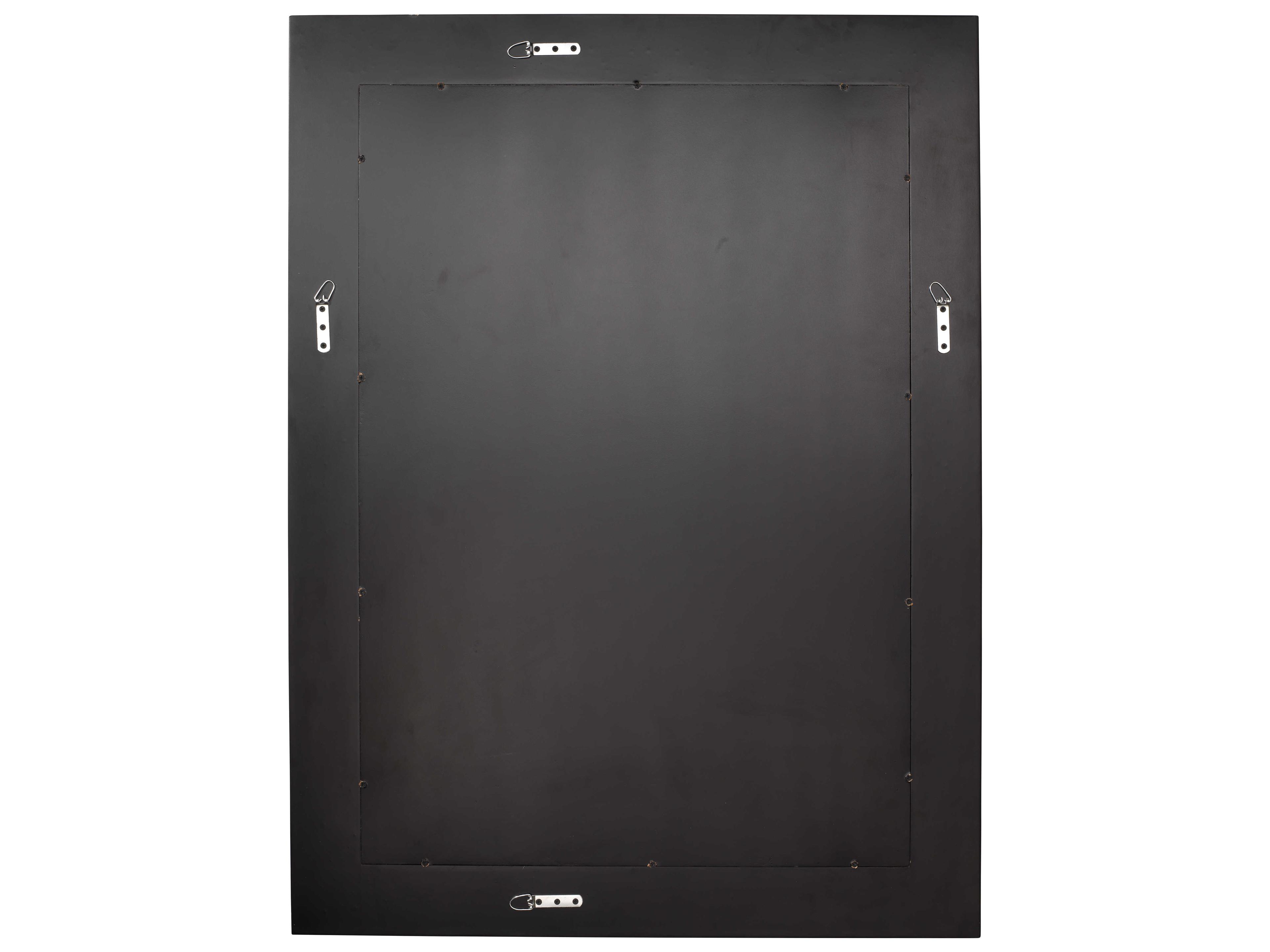 Jamie Young Fragment Light Grey / Beige Faux Horn Rectangular Wall Mirror