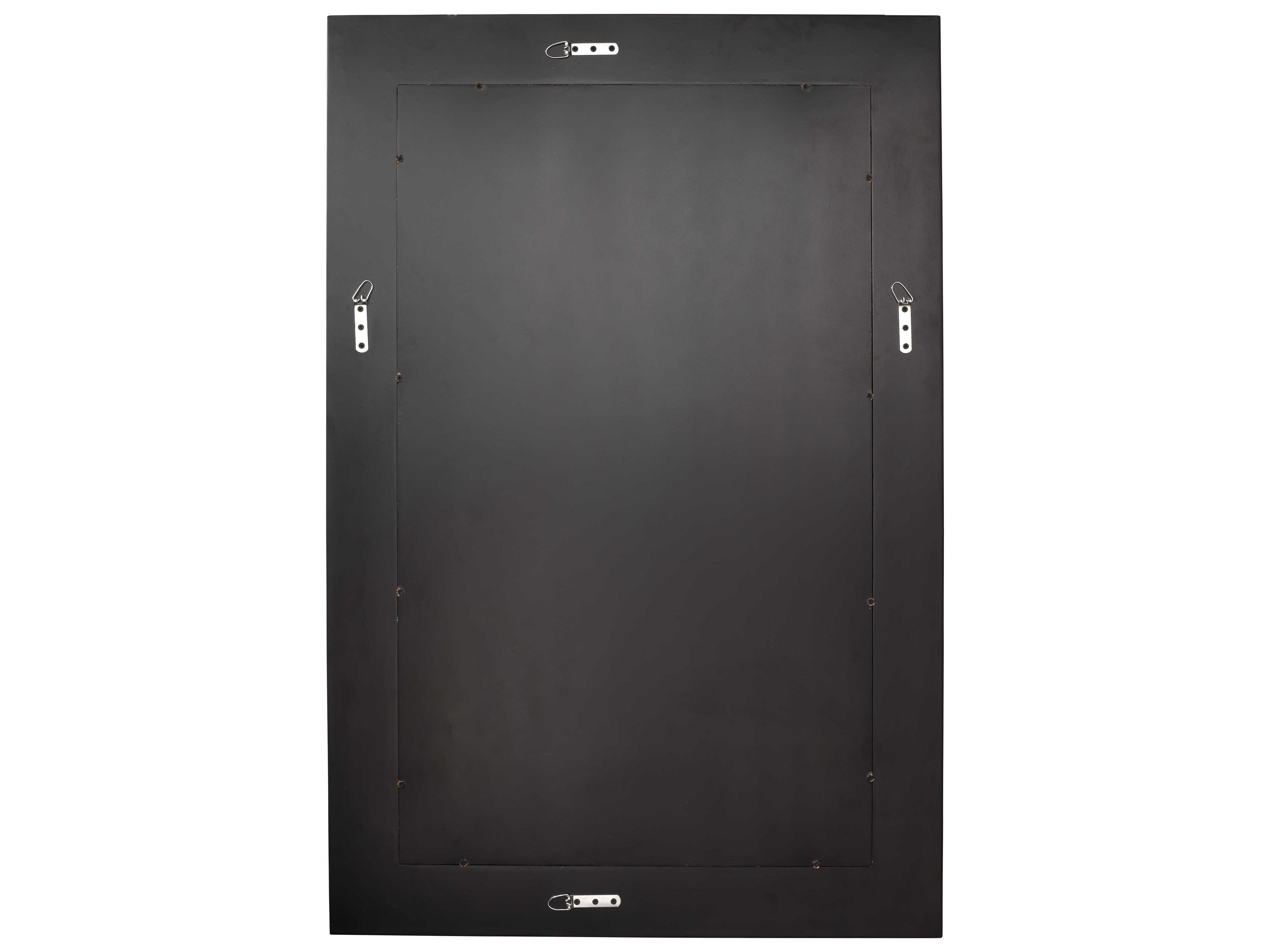 Jamie Young Fragment Light Grey / Beige Faux Horn Rectangular Wall Mirror