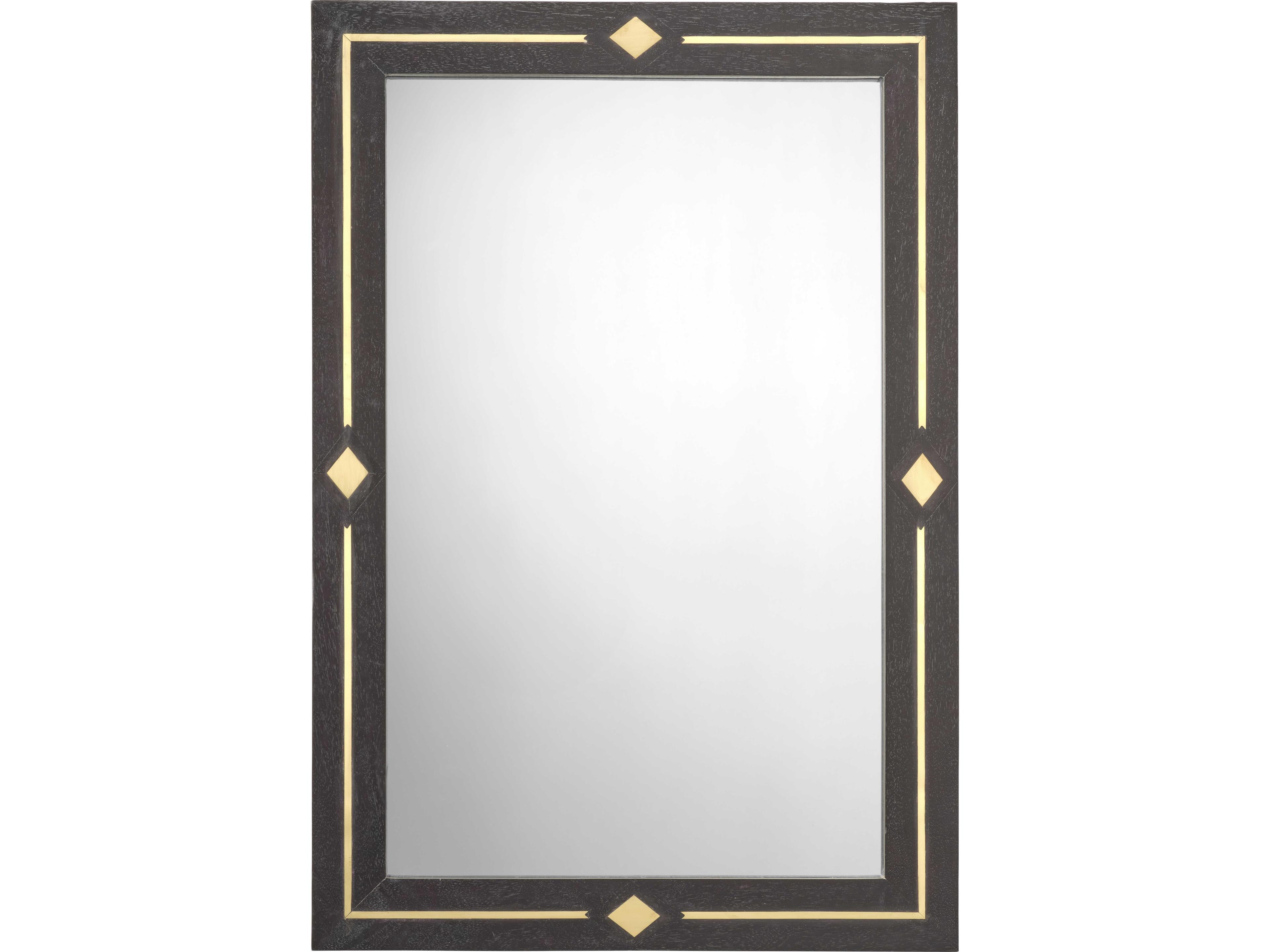 Lloyd Black Wall Mirror Rectangular