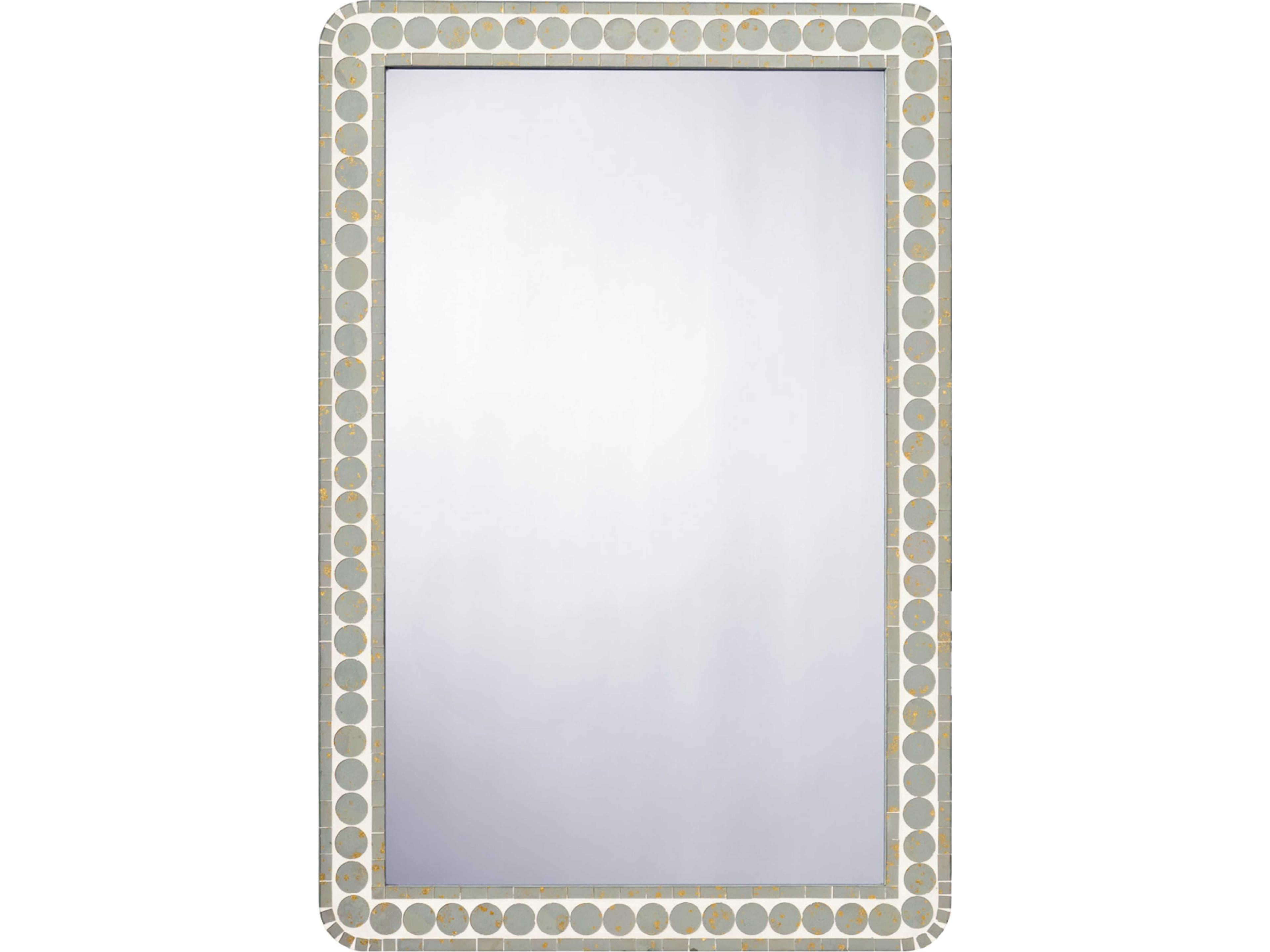 Penny Green Wall Mirror Rectangular