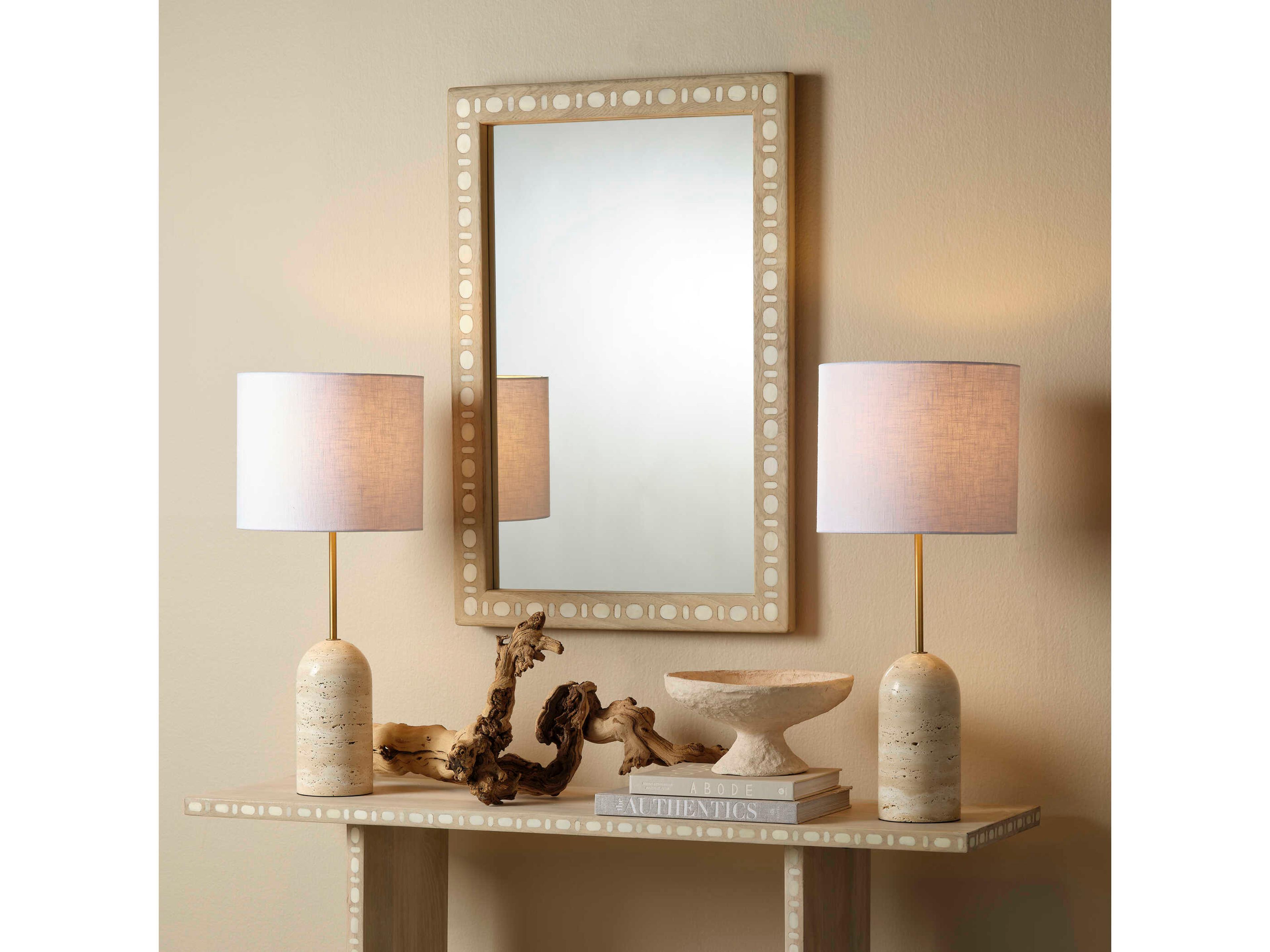 Jamie Young Sama Natural Rectangular Wall Mirror