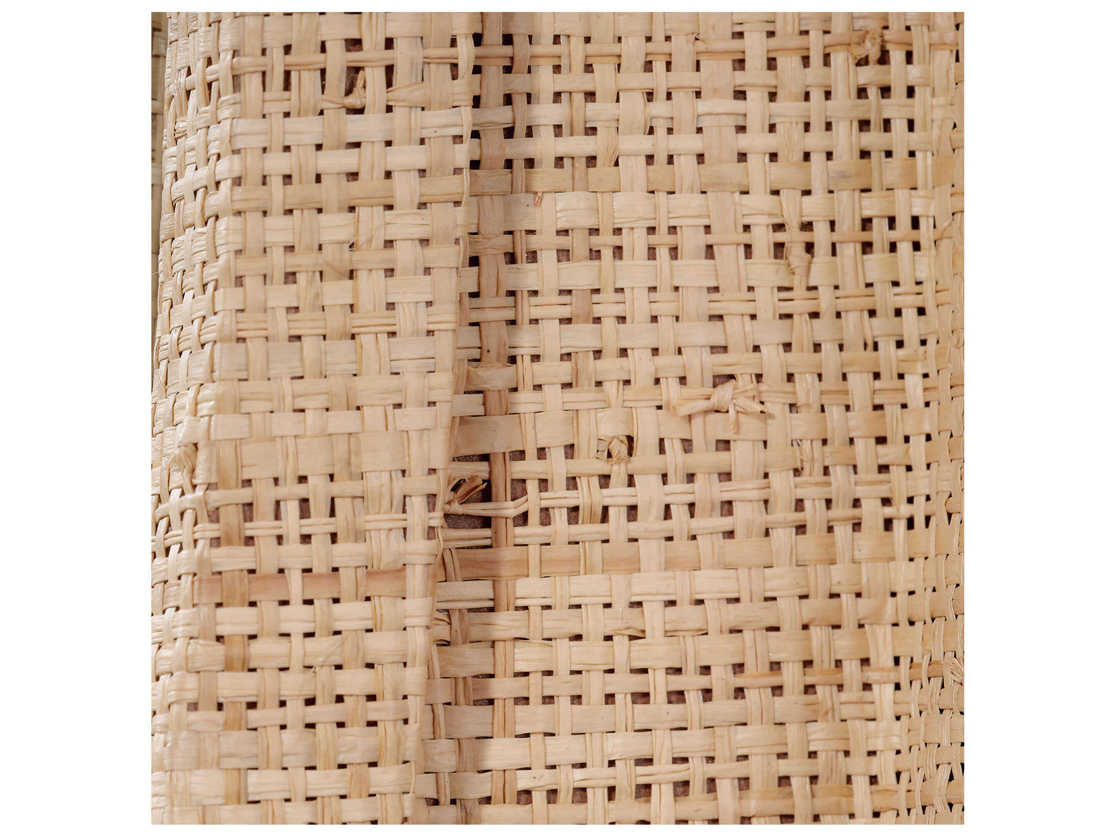 Jamie Young Valley Raffia Natural Oval Wall Mirror