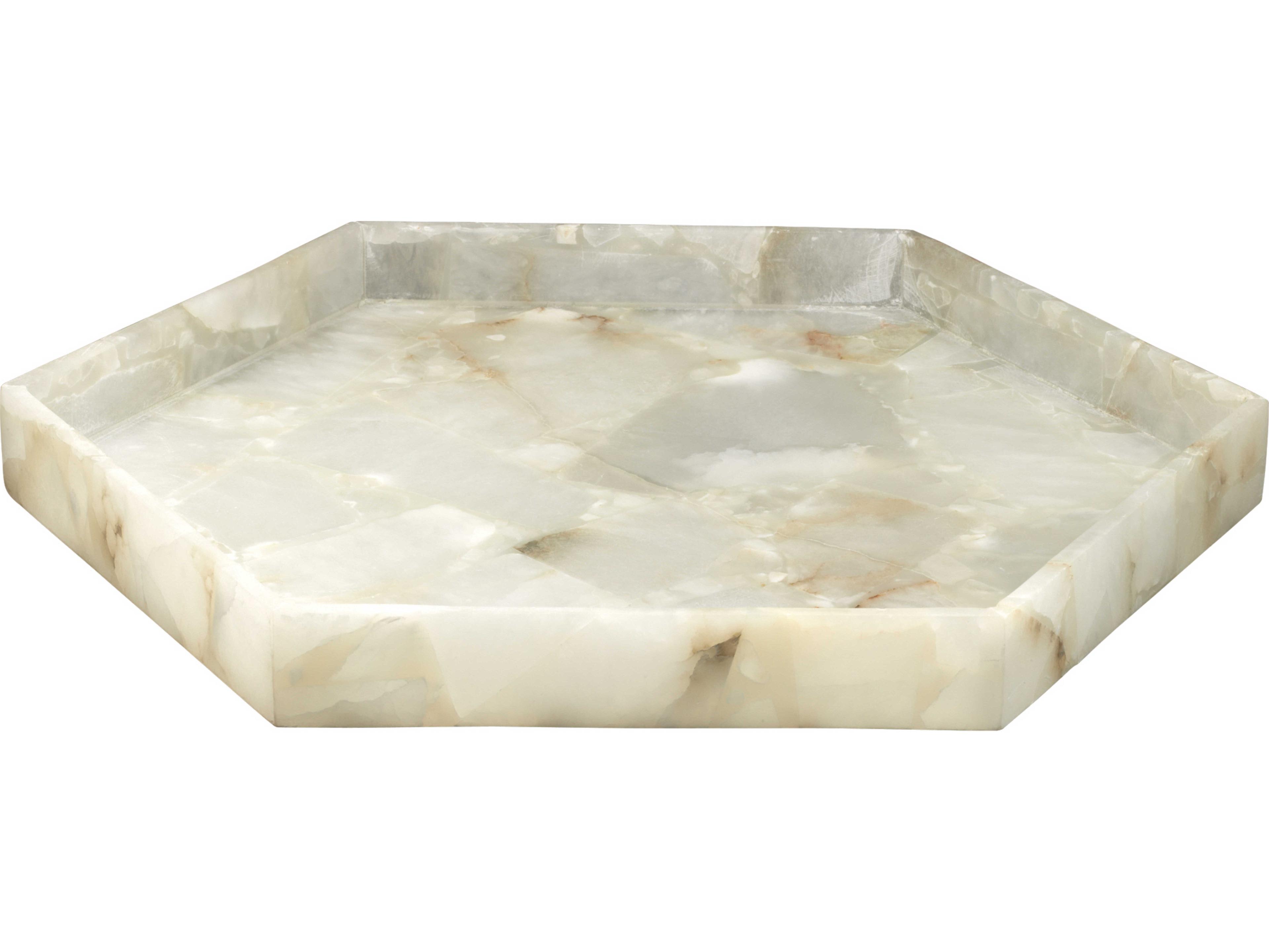 Jamie Young Antonia Alabaster Large Tray