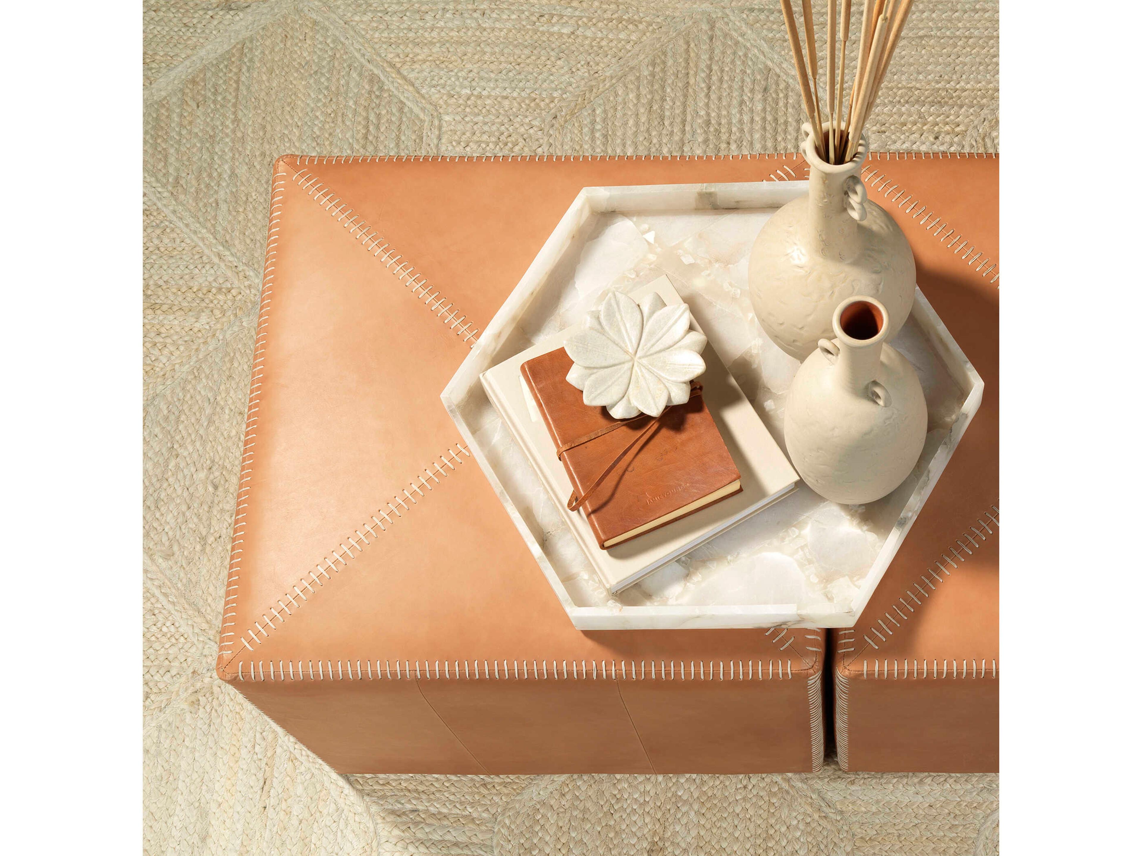 Jamie Young Antonia Alabaster Large Tray