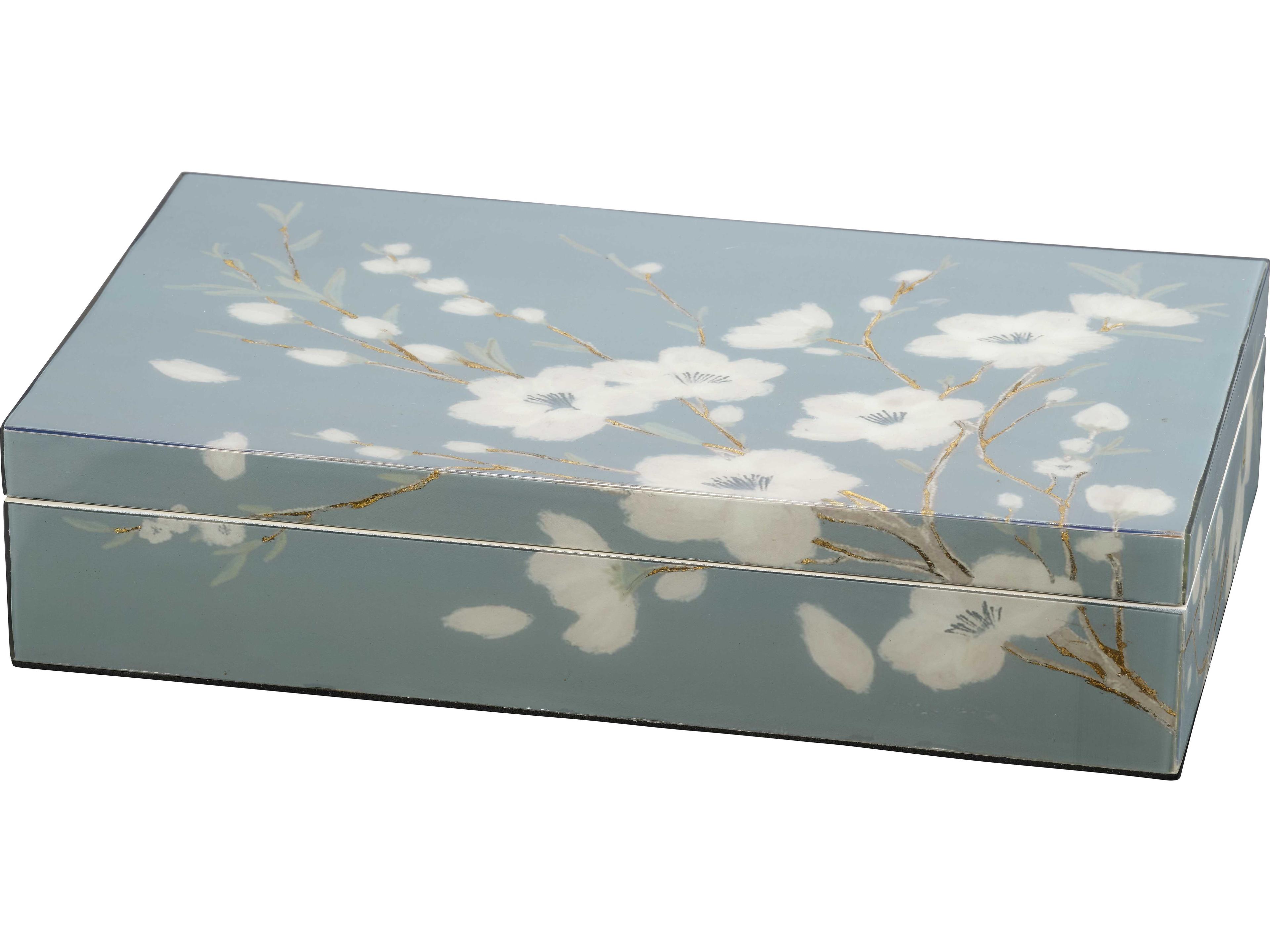 Bouquet Blue Jewelry Box