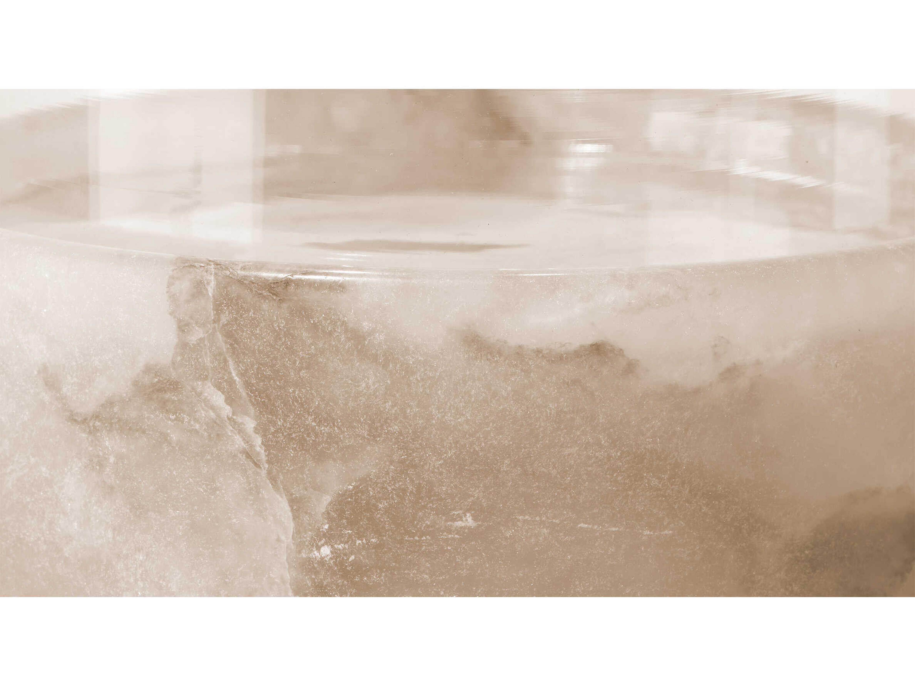 Jamie Young Charlotte Clear / Brown 11" High Hurricane