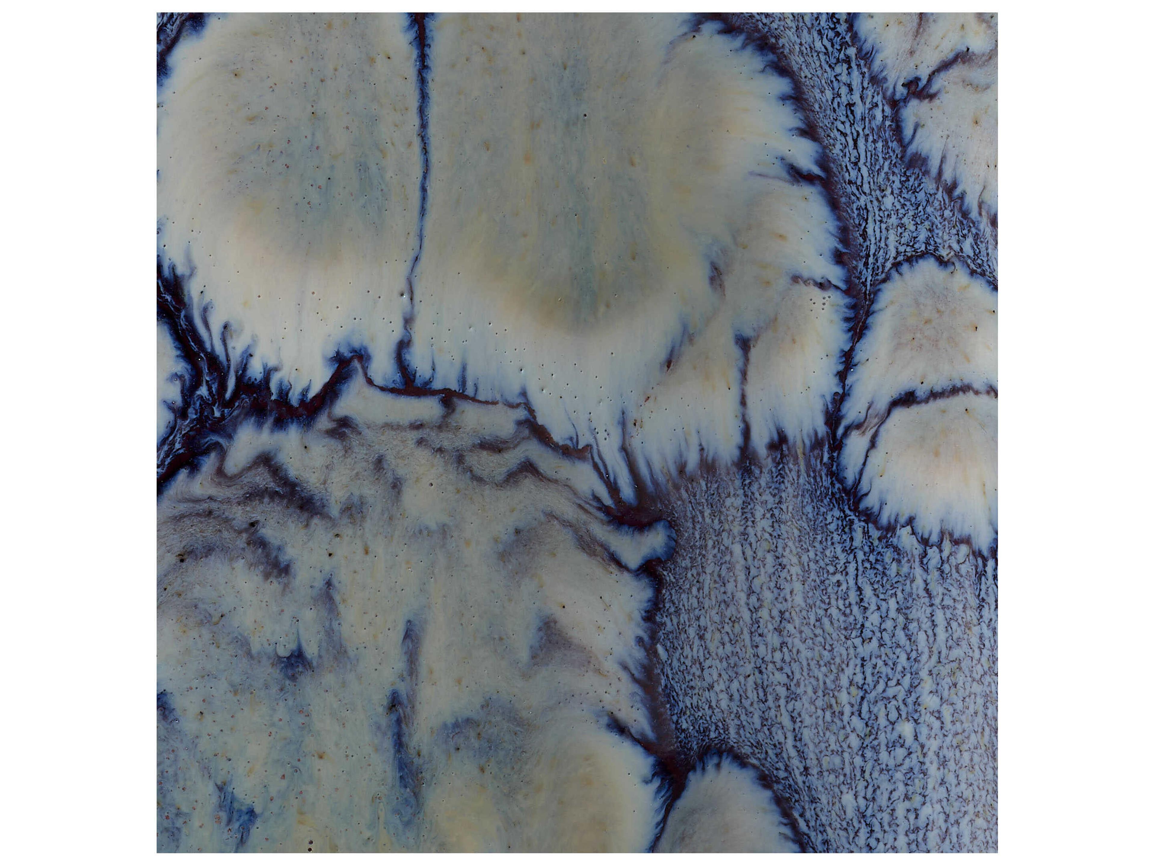 Jamie Young Cloud Reactive Blue Glaze Vase