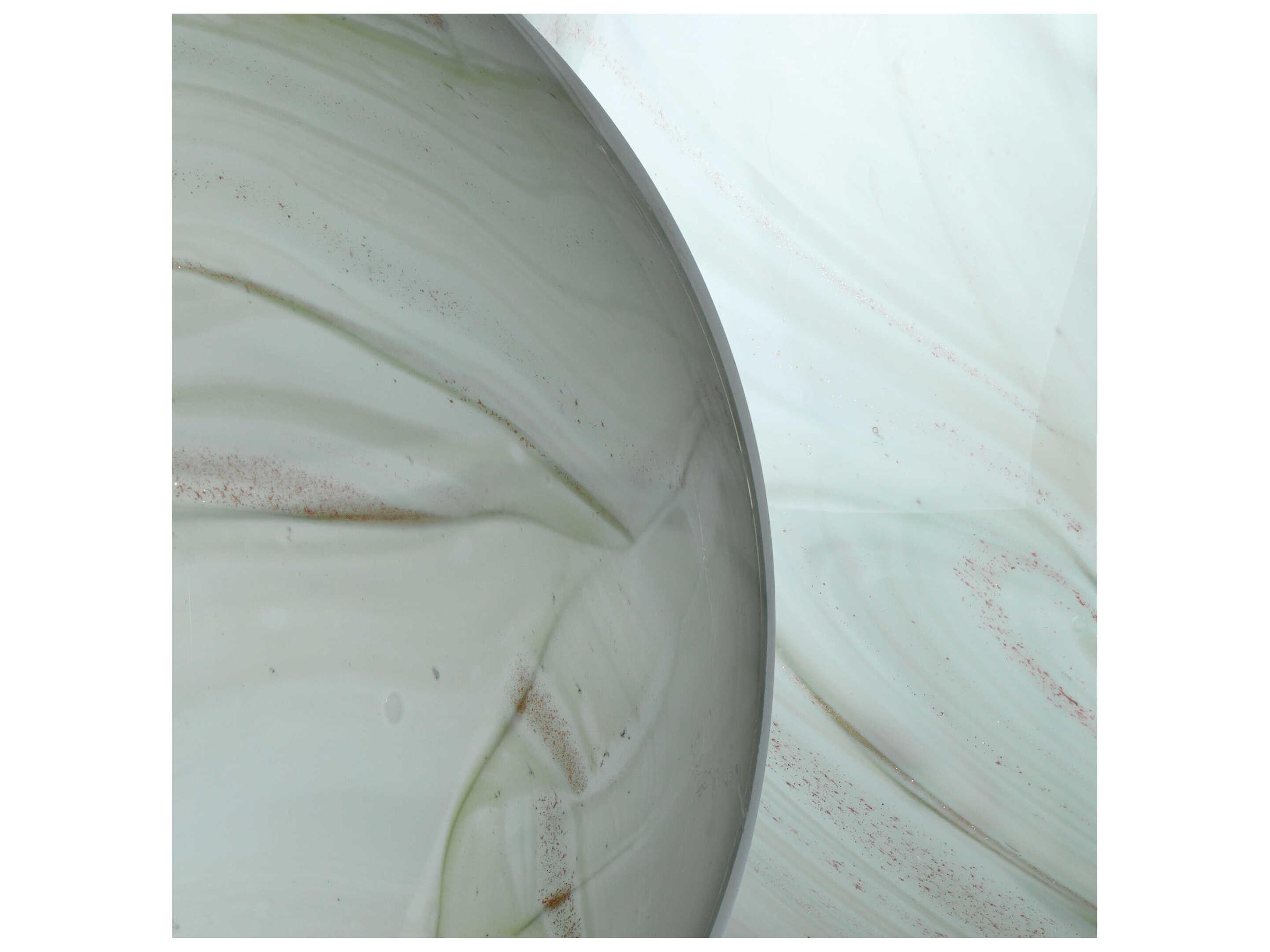 Jamie Young Sage Swirl Cosmos Glass Balls Set of 2