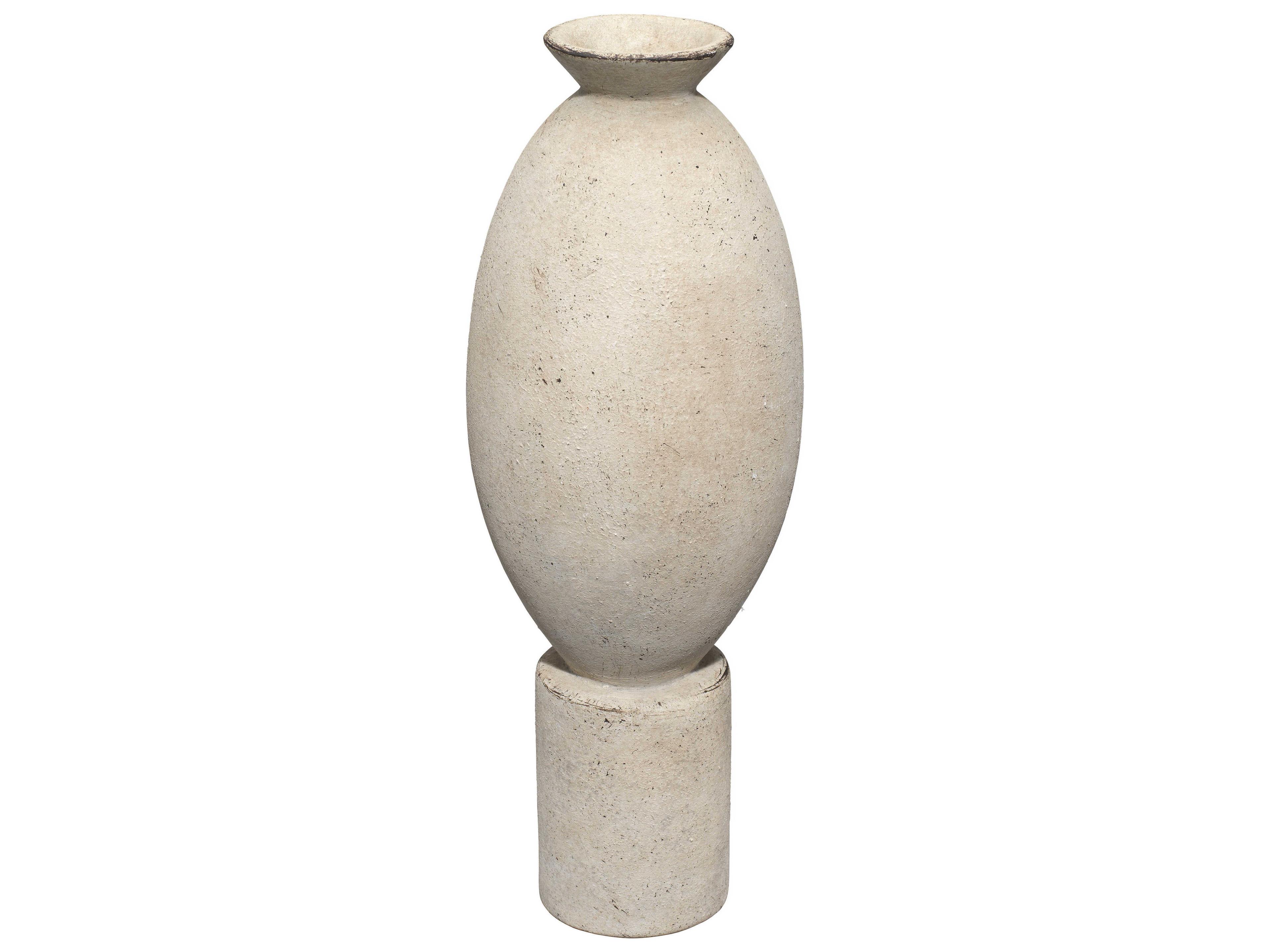 Jamie Young Elevated Off White Ceramic Vase