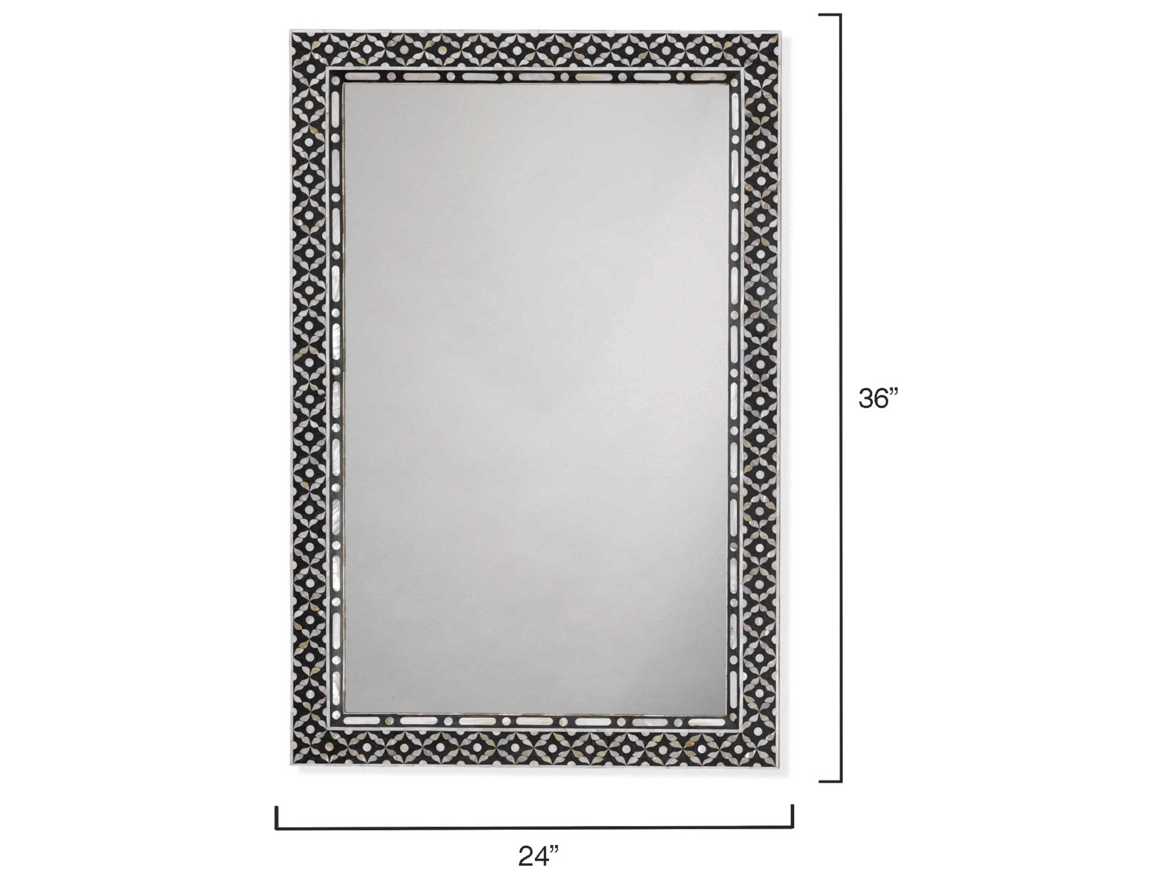 Jamie Young Evelyn Mother of Pearl Inlay Mirror