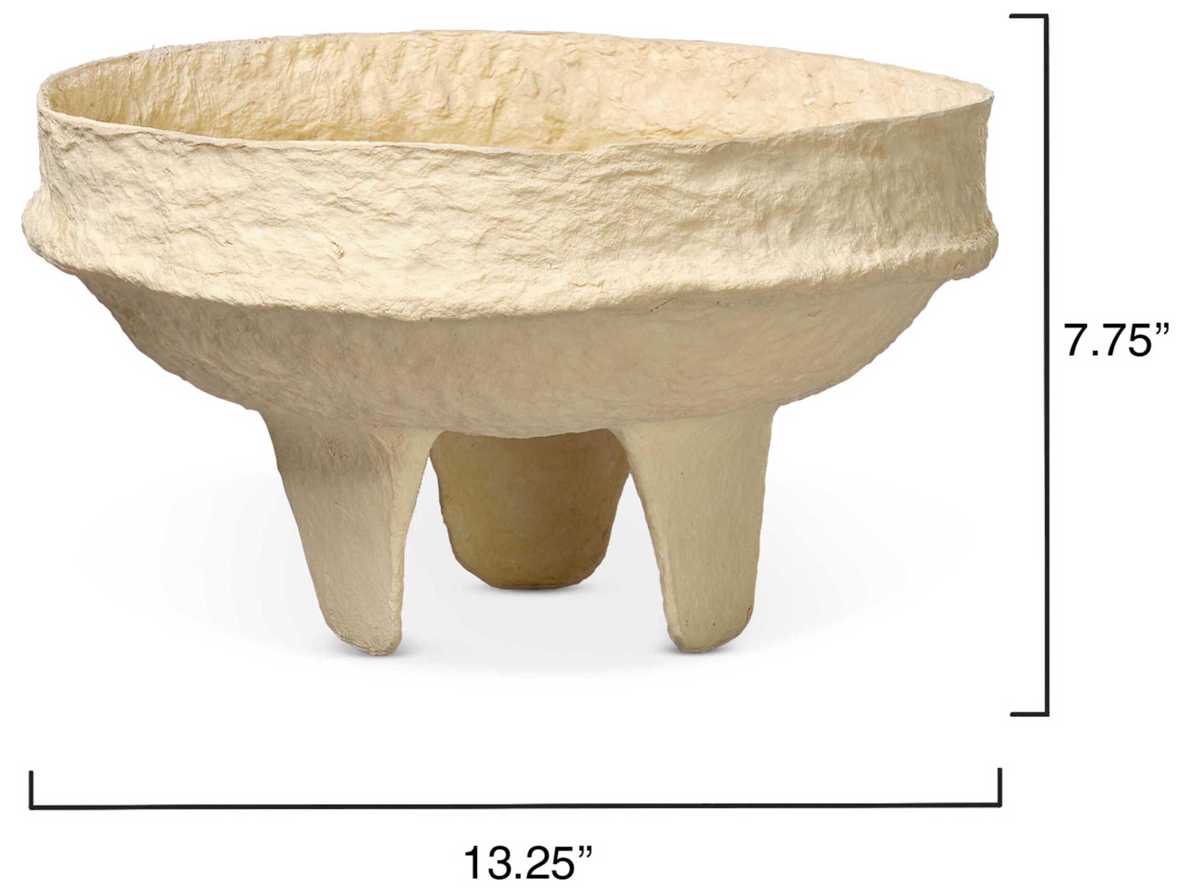 Jamie Young Field Cream Decorative Bowl