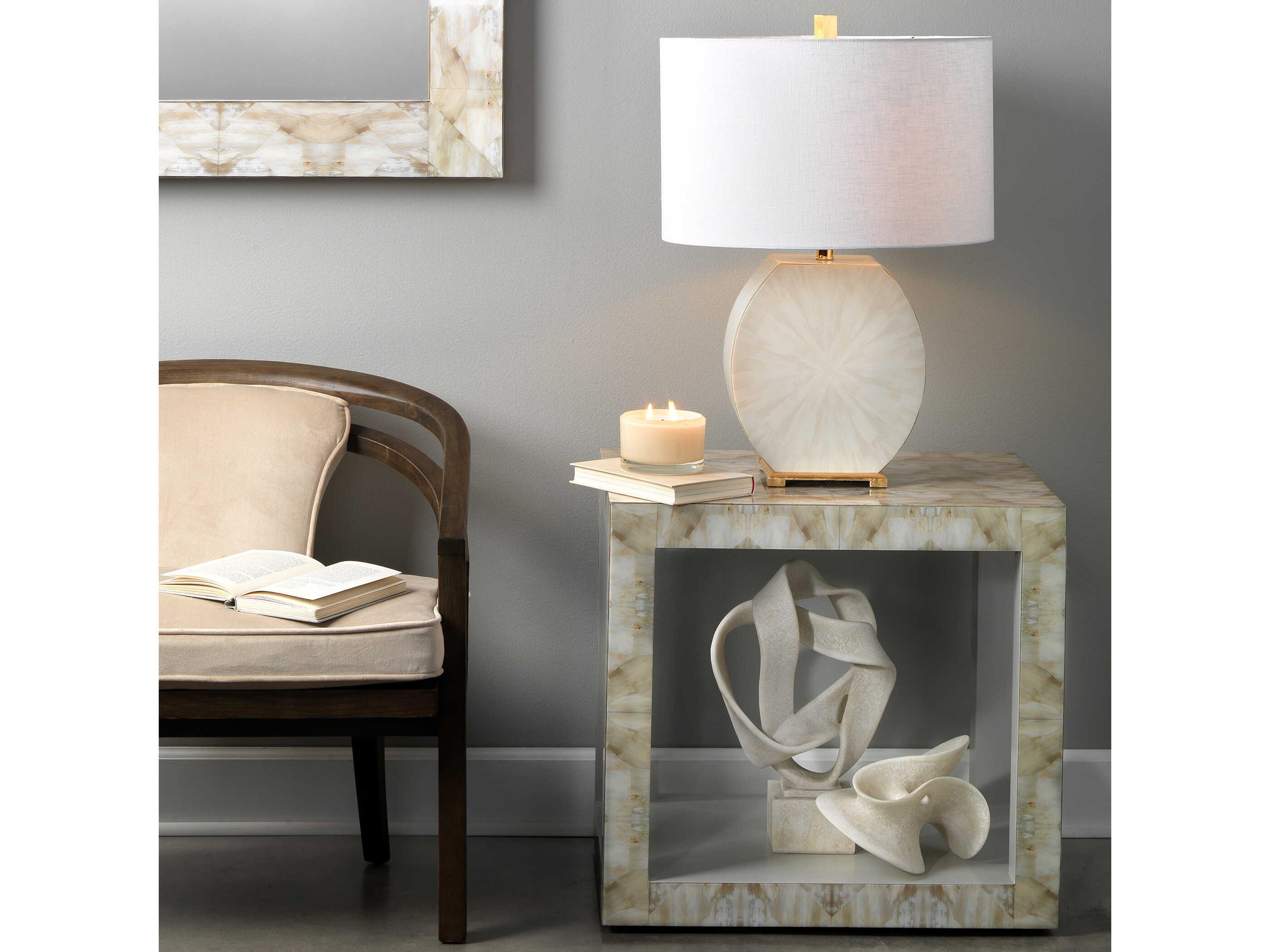 Jamie Young Off White Sculpture