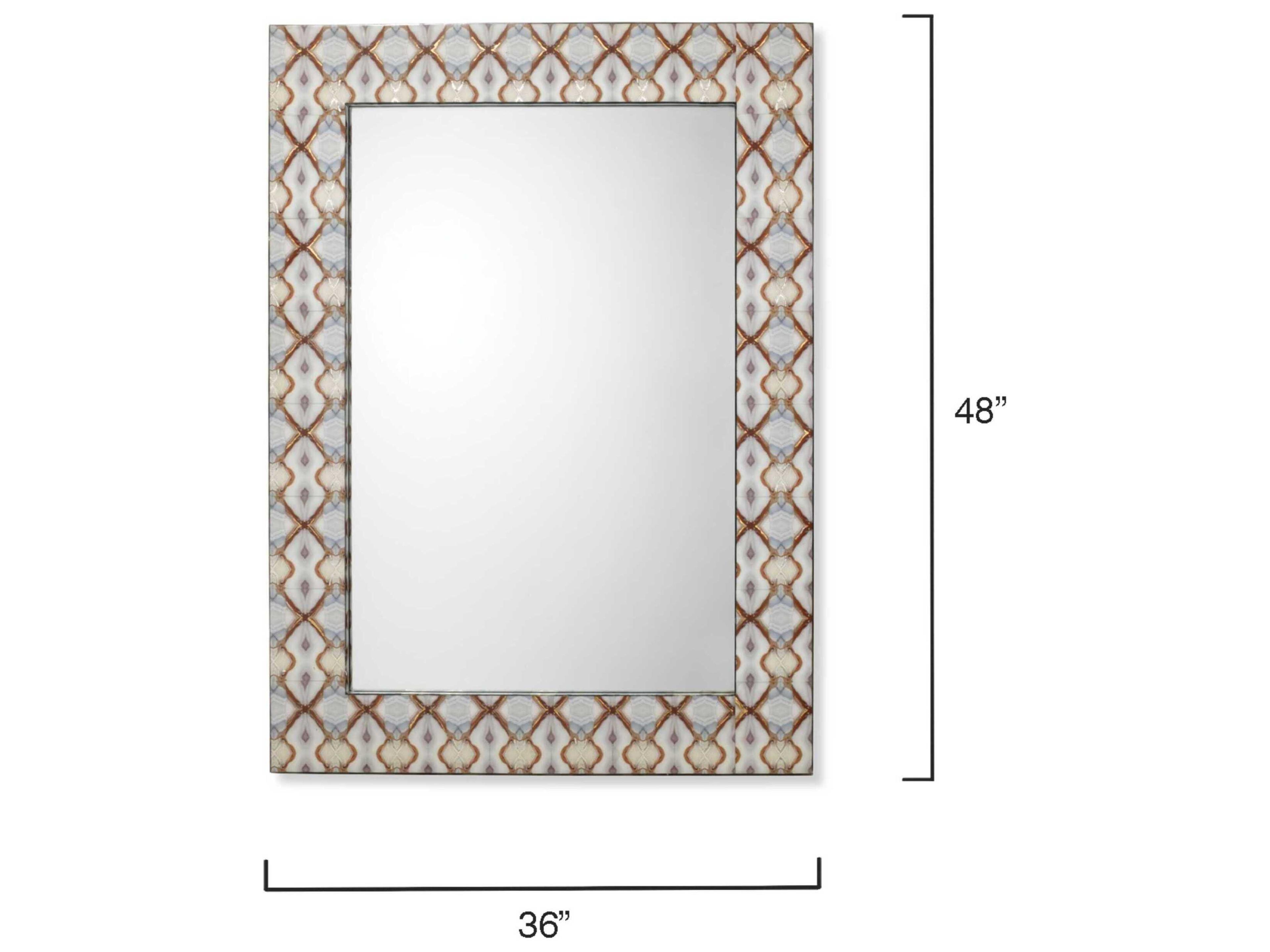 Jamie Young Kaleidoscope Rectangular Wall Mirror