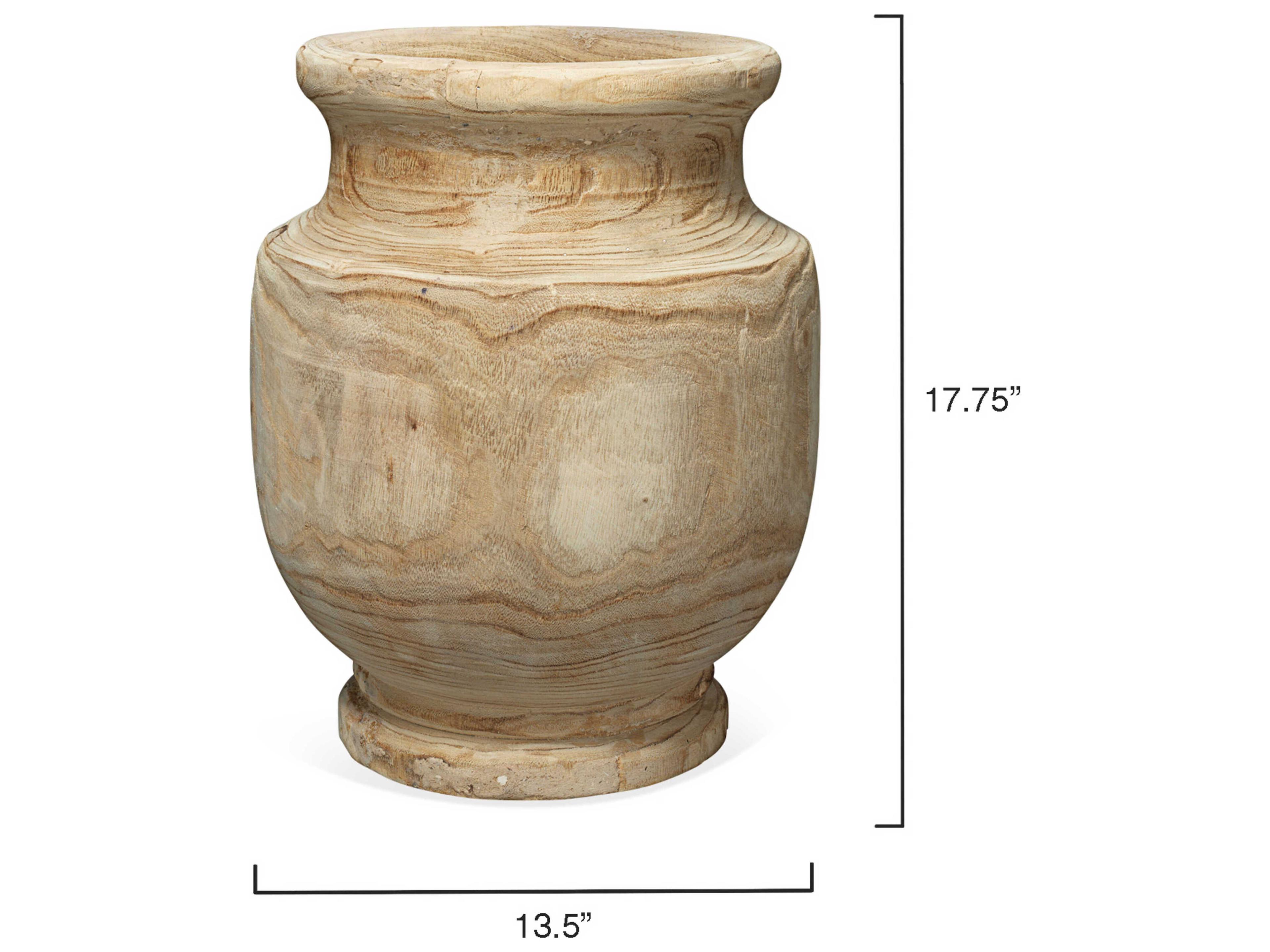 Jamie Young Laguna Natural Wooden Vase