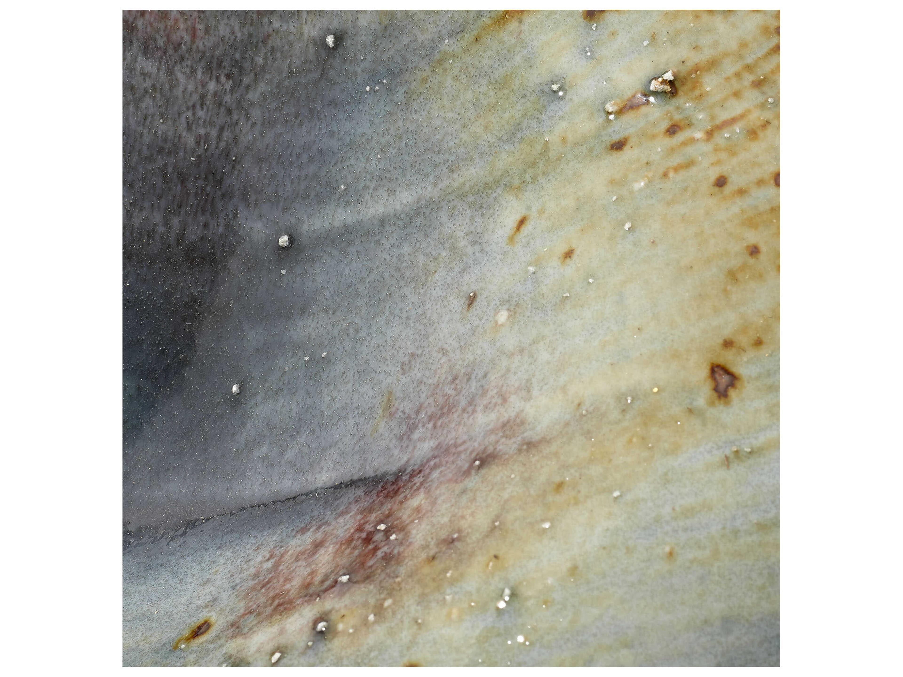 Jamie Young Madrid Reactive Blue Natural Purple Glaze Vase