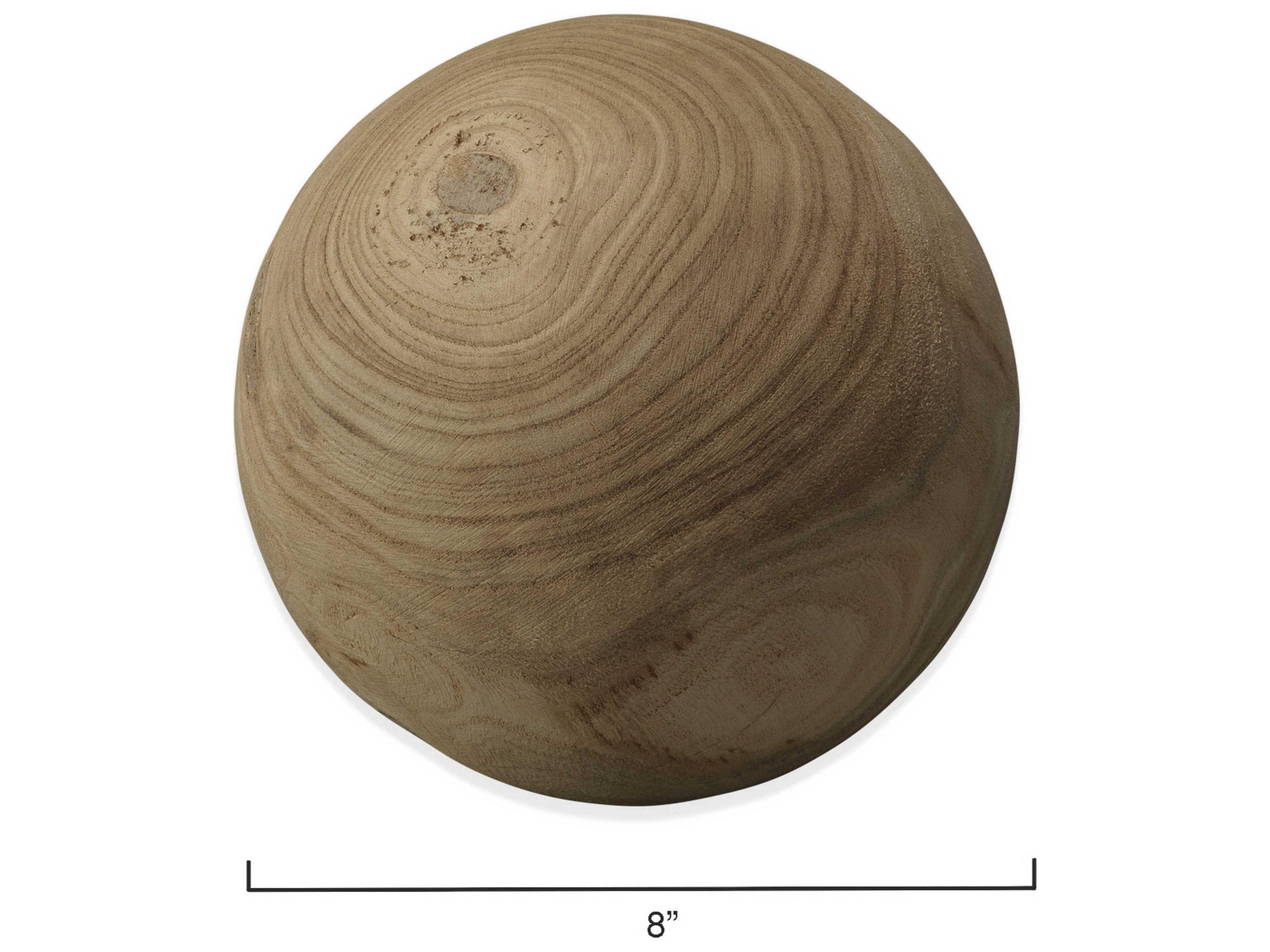 Jamie Young Natural Malibu Wood Balls Set of 3