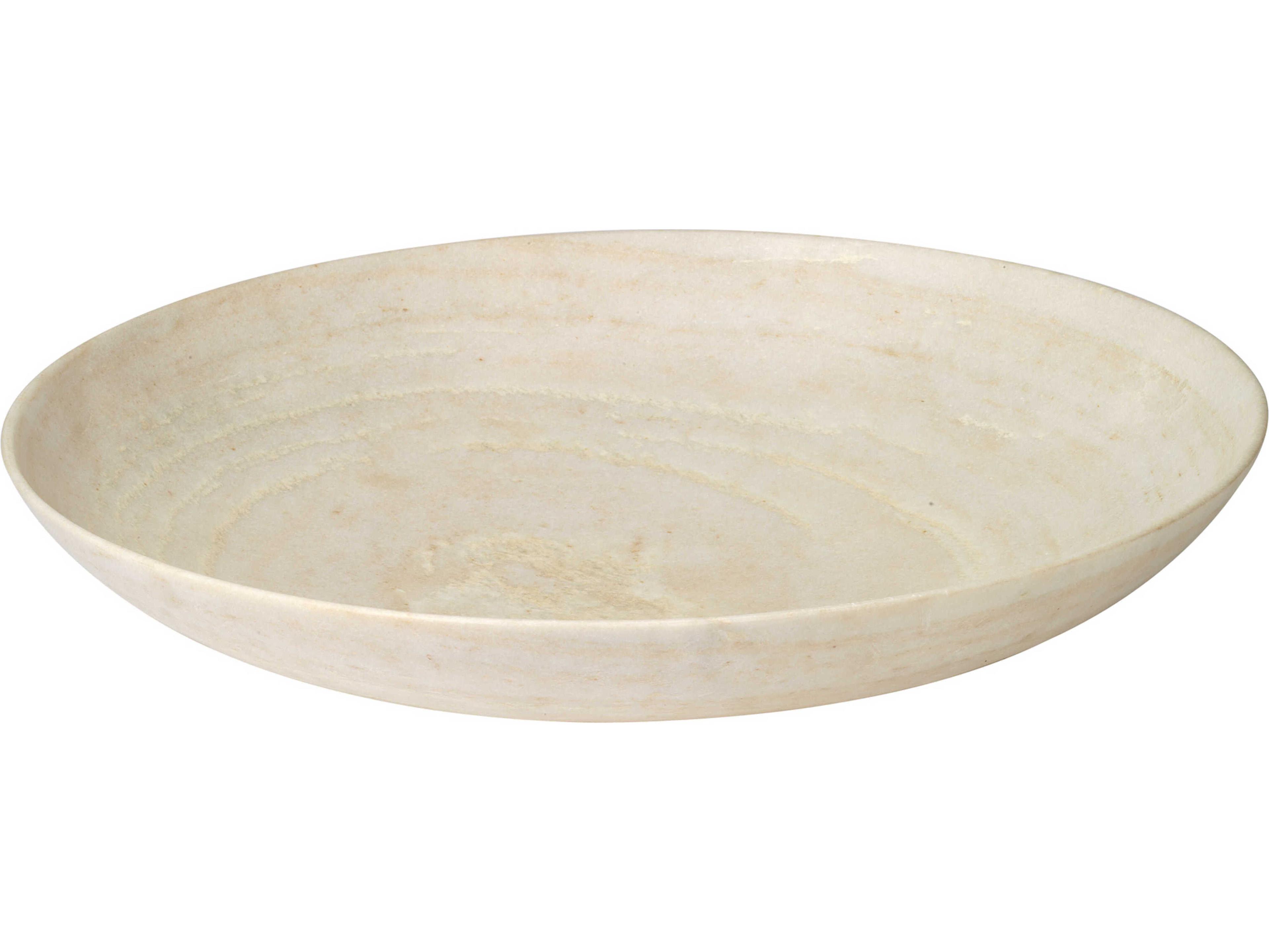 Jamie Young Extra Large White Marble Bowl