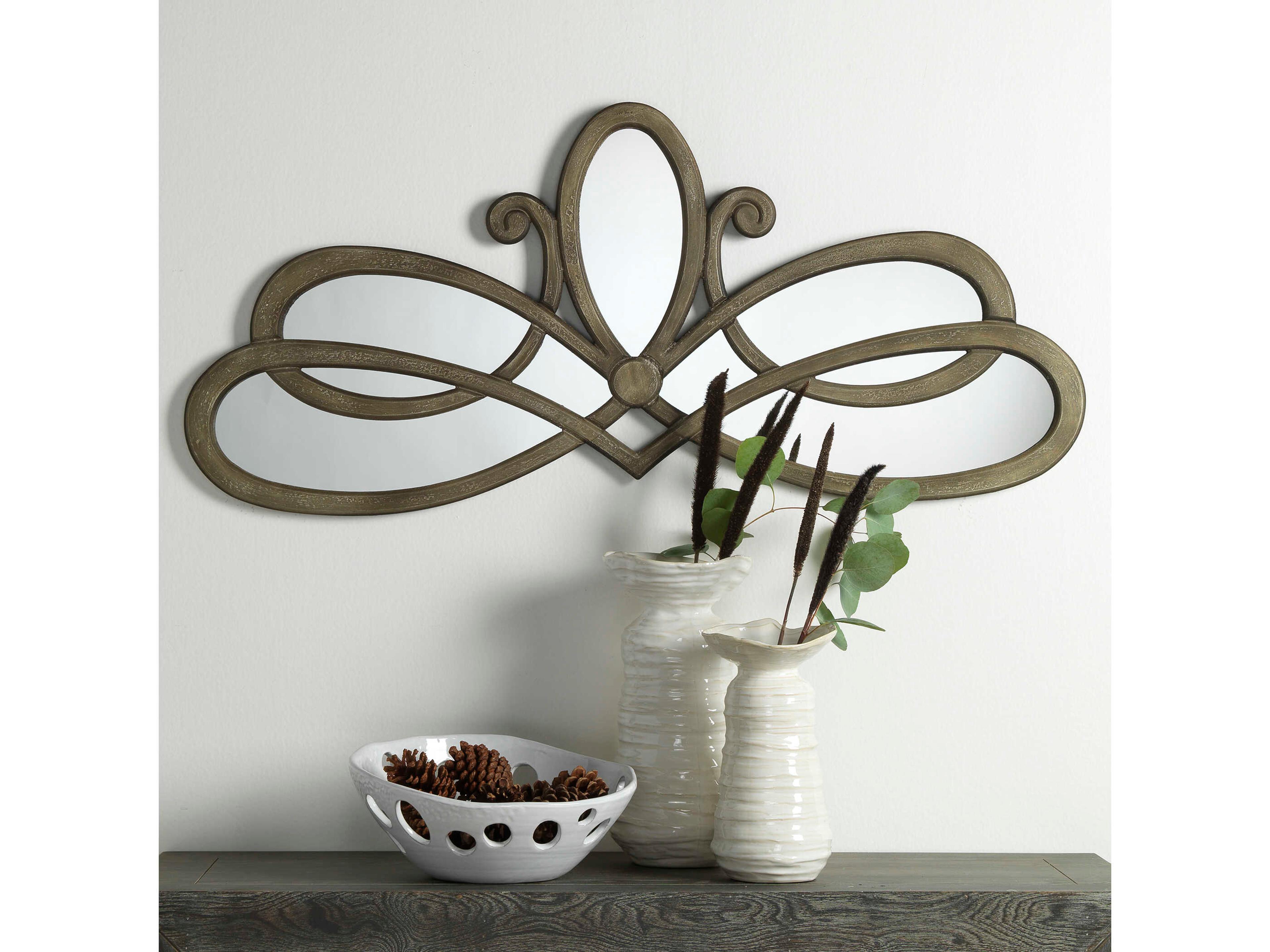 Jamie Young Marine Pearl Cream 12" Height Ceramic Vase