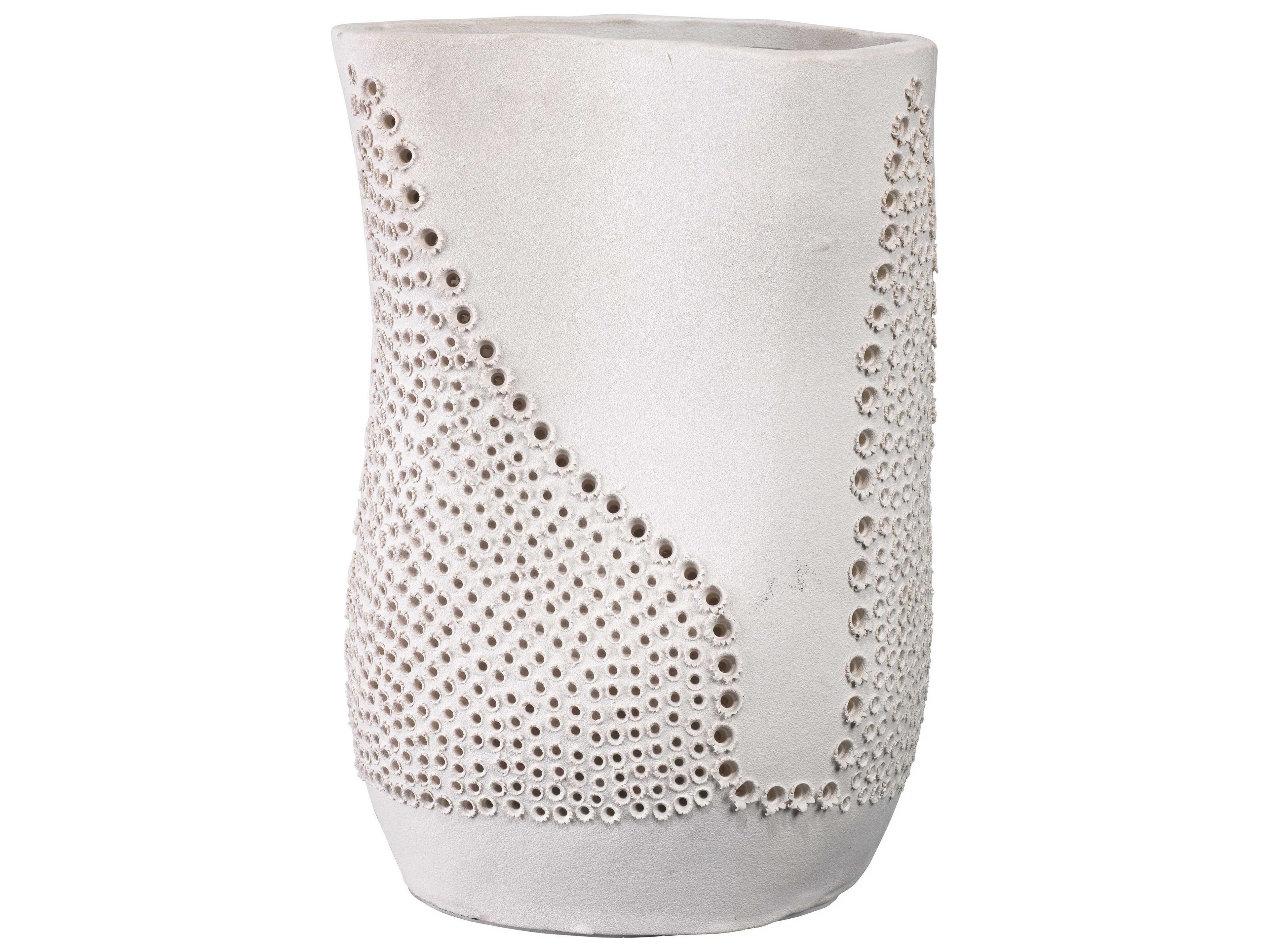 Moonrise Matte White Porcelain Vase