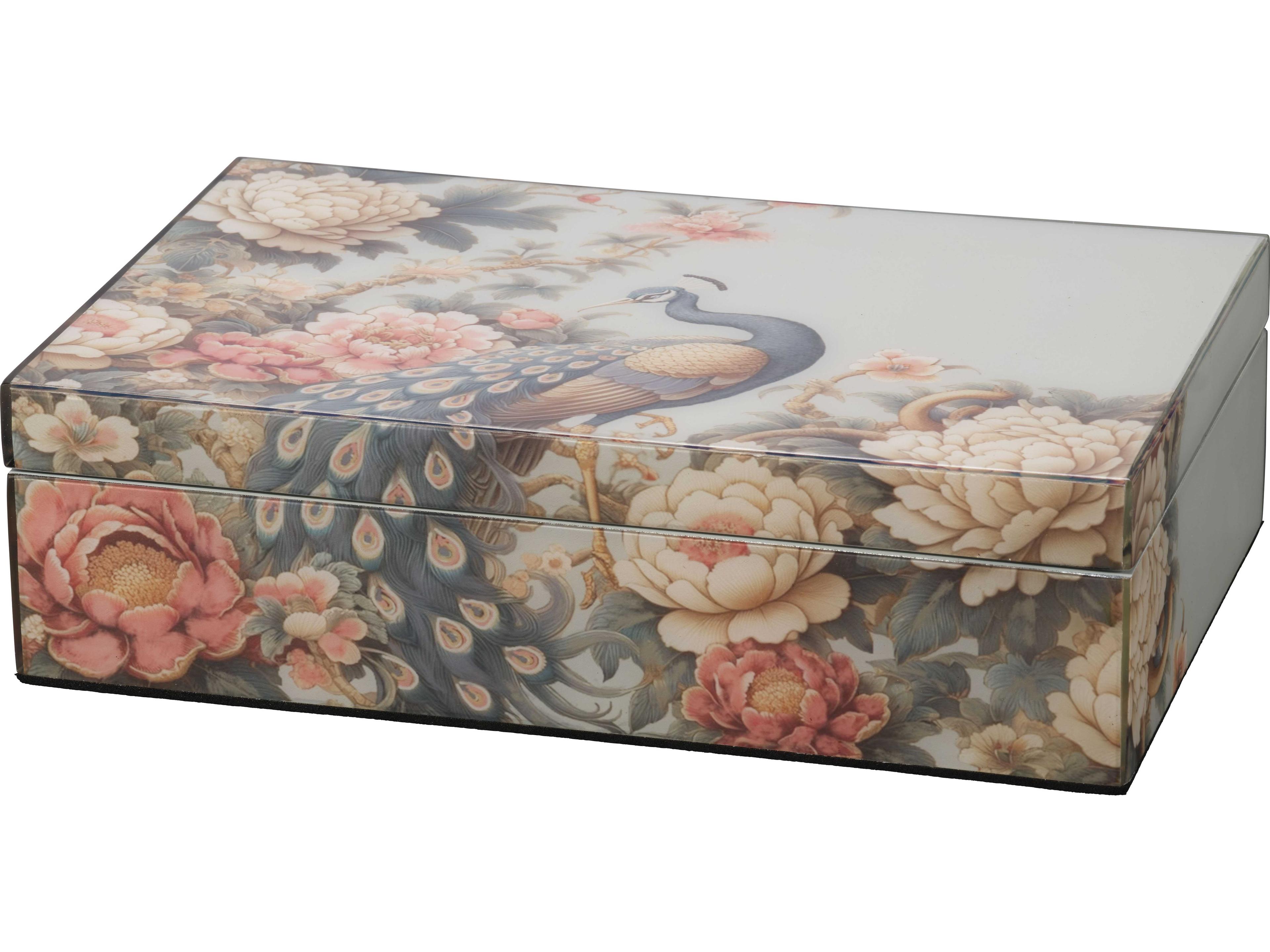 Mural Blue Jewelry Box