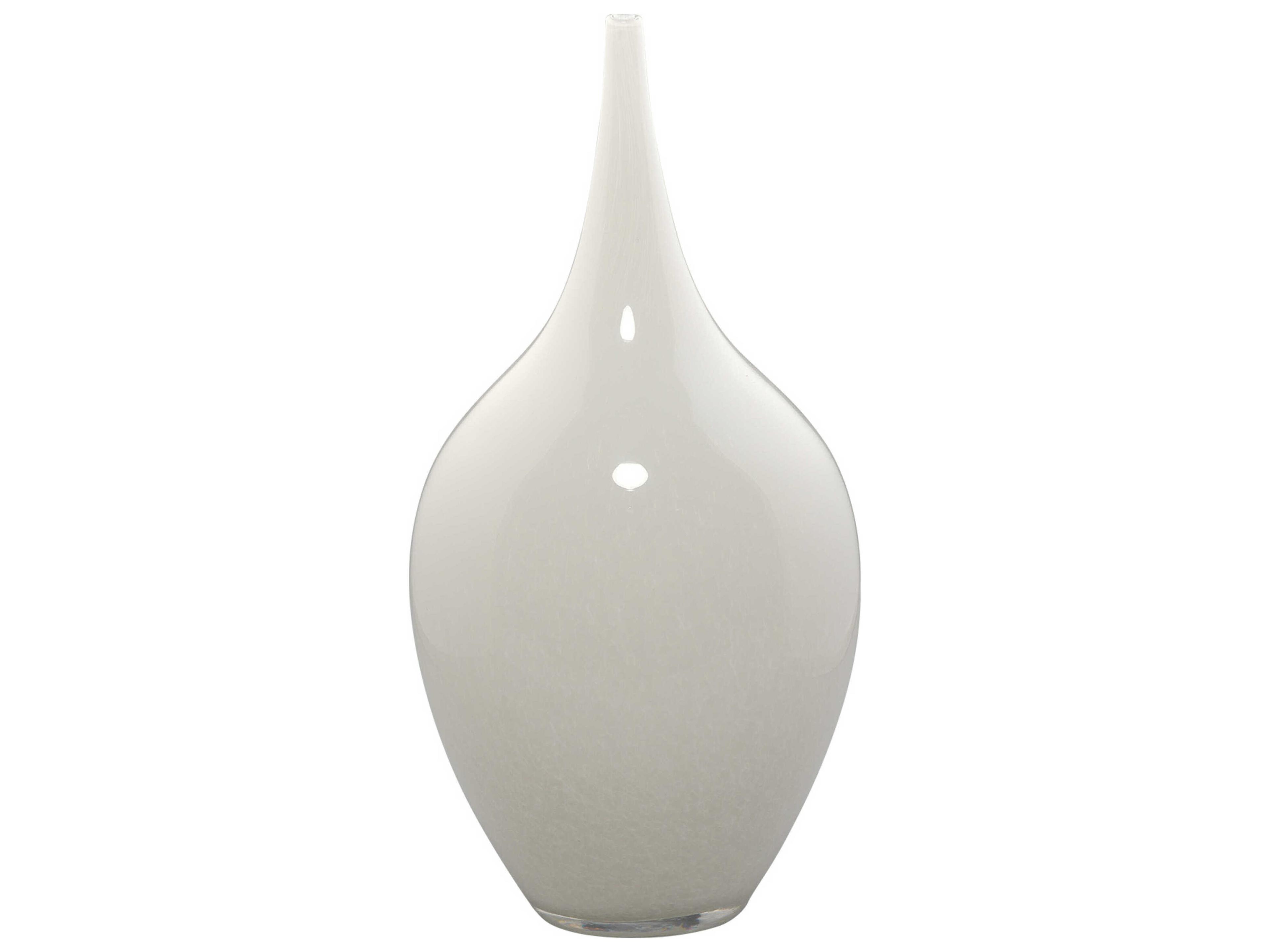 Jamie Young Nymph White Glass Vase Set of 3